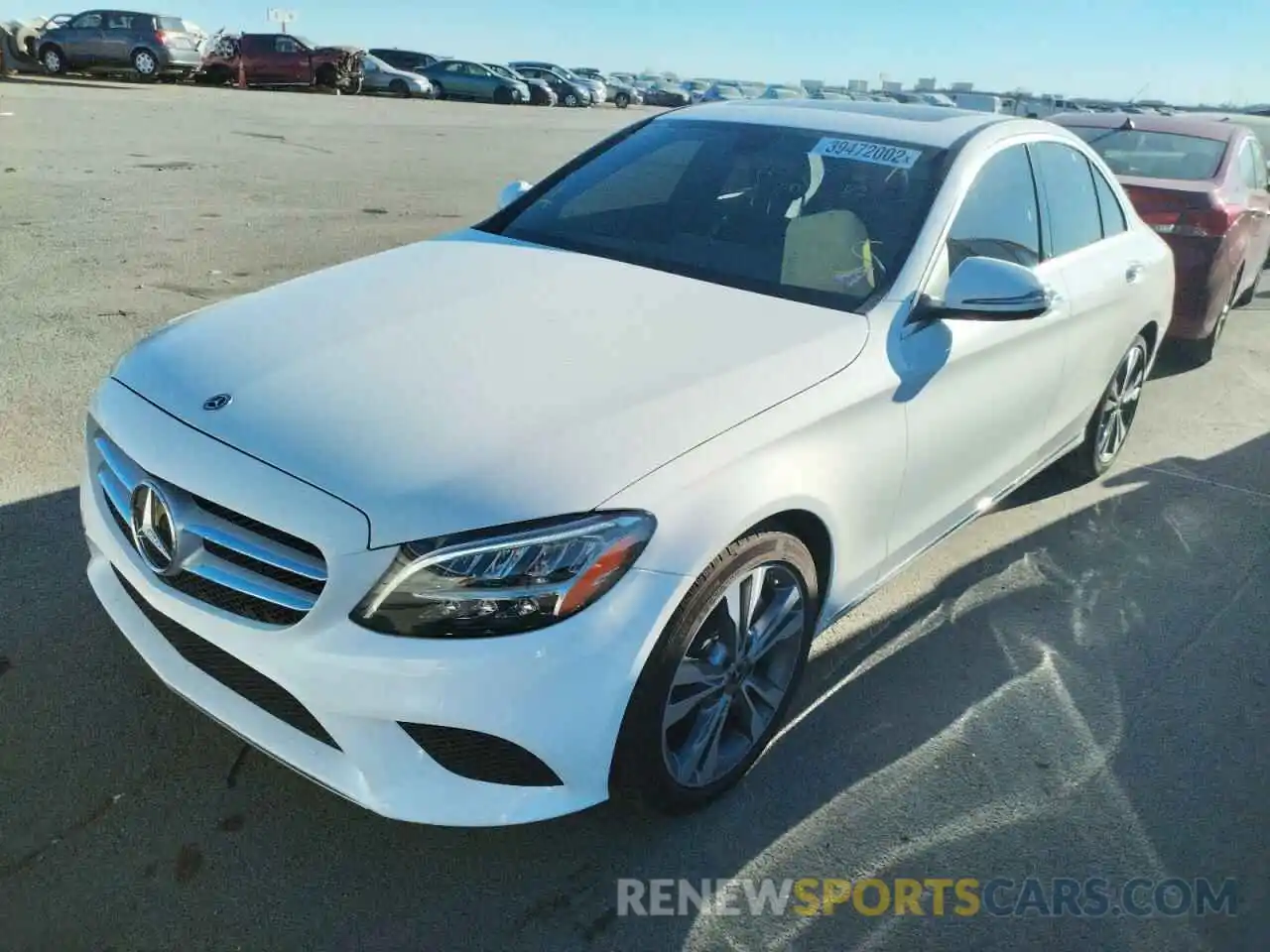 2 Photograph of a damaged car W1KWF8DB6LR601163 MERCEDES-BENZ C-CLASS 2020