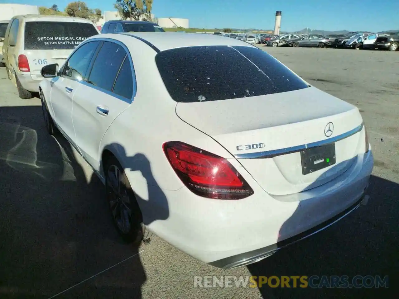 3 Photograph of a damaged car W1KWF8DB6LR601163 MERCEDES-BENZ C-CLASS 2020