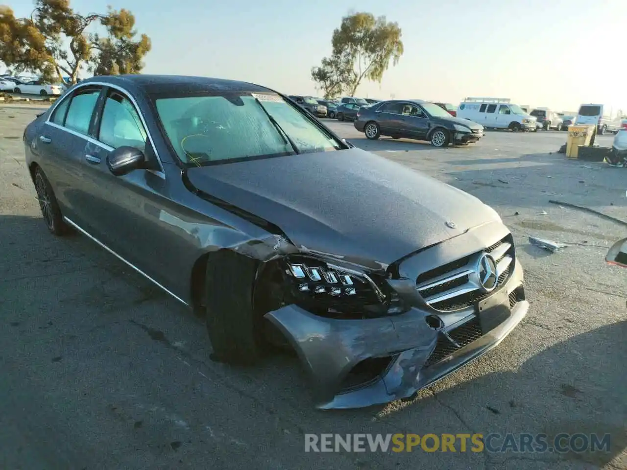 1 Photograph of a damaged car W1KWF8DB6LR601700 MERCEDES-BENZ C-CLASS 2020