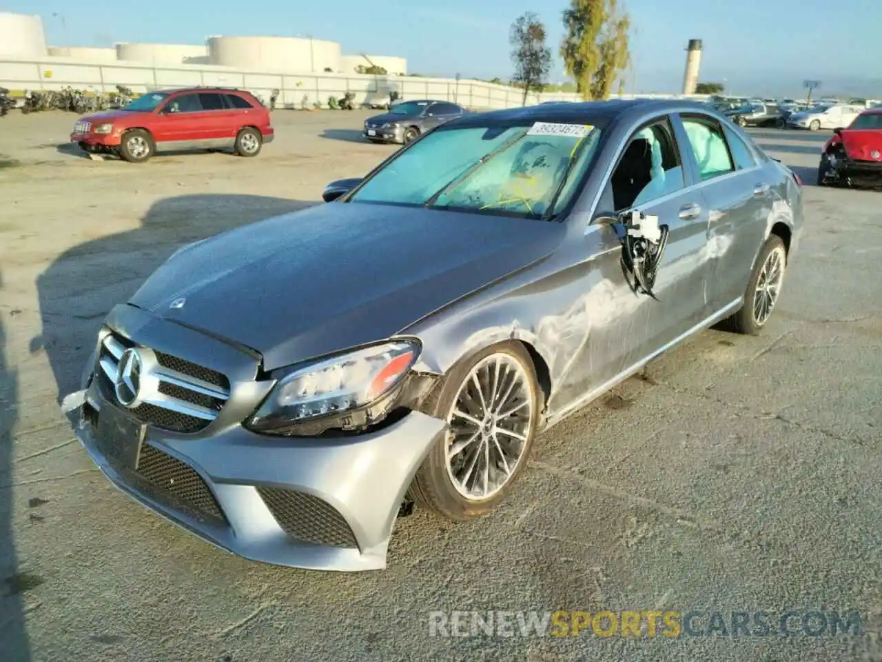 2 Photograph of a damaged car W1KWF8DB6LR601700 MERCEDES-BENZ C-CLASS 2020