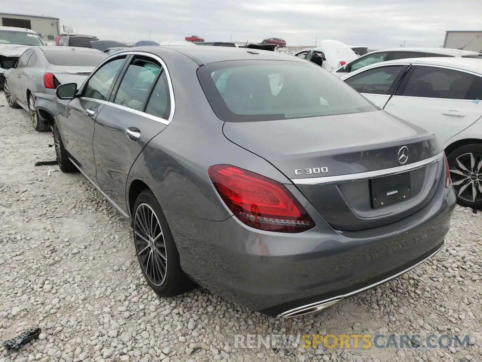 3 Photograph of a damaged car W1KWF8DB7LR570053 MERCEDES-BENZ C CLASS 2020