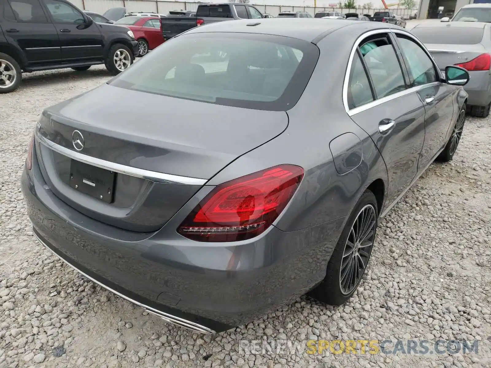 4 Photograph of a damaged car W1KWF8DB7LR570053 MERCEDES-BENZ C CLASS 2020