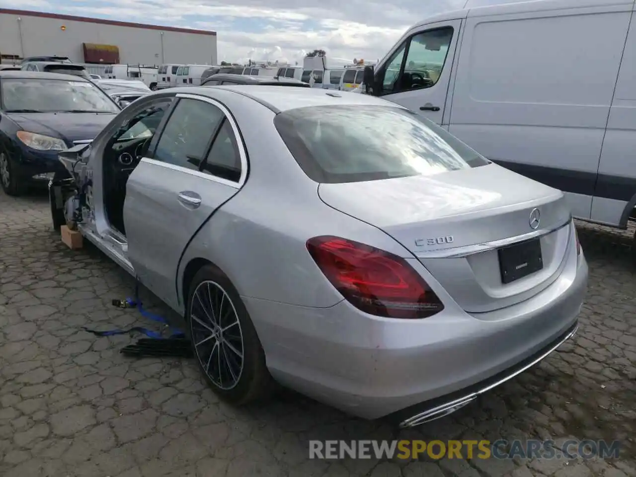 3 Photograph of a damaged car W1KWF8DB7LR571090 MERCEDES-BENZ C-CLASS 2020