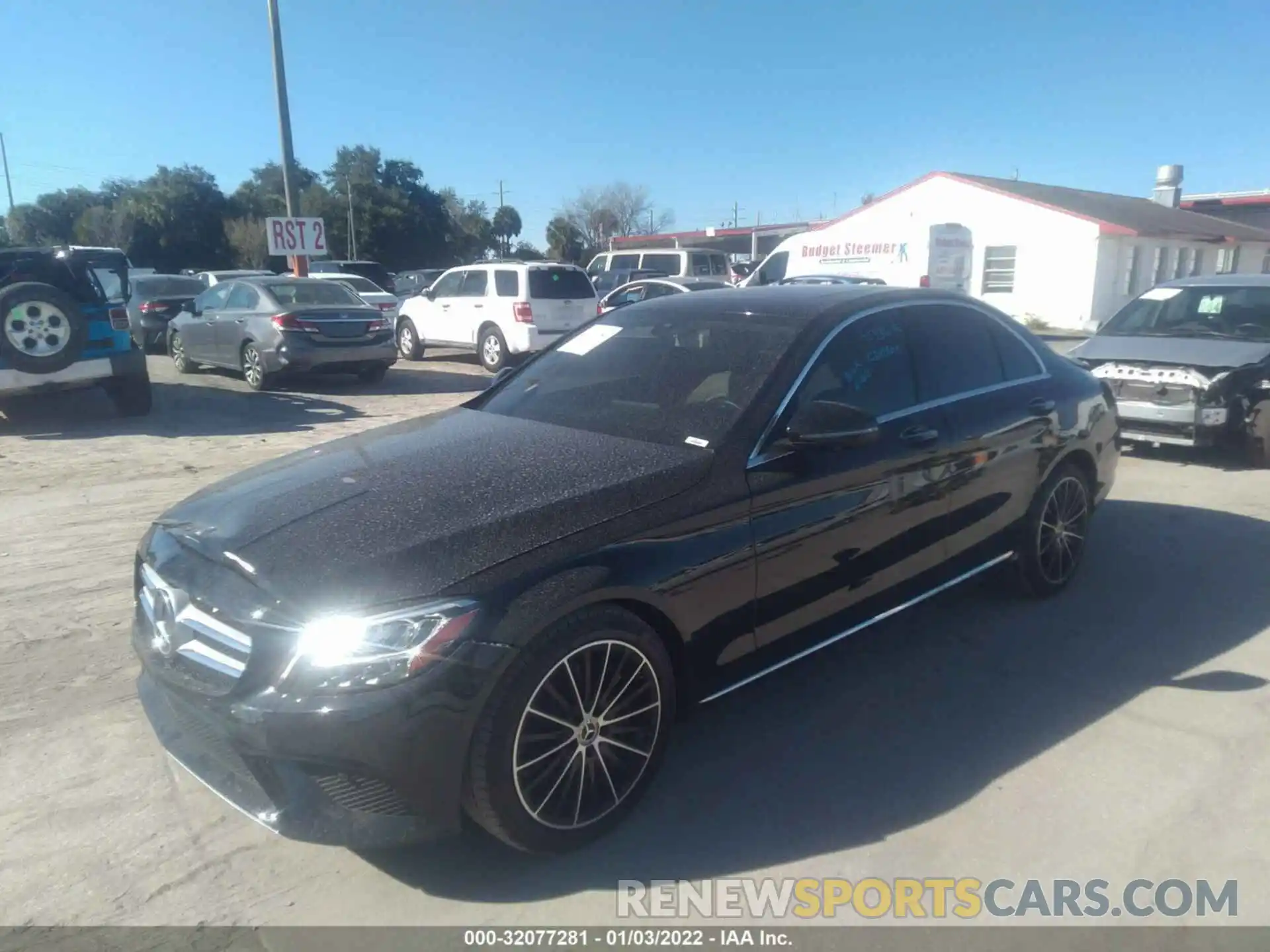 2 Photograph of a damaged car W1KWF8DB7LR571428 MERCEDES-BENZ C-CLASS 2020