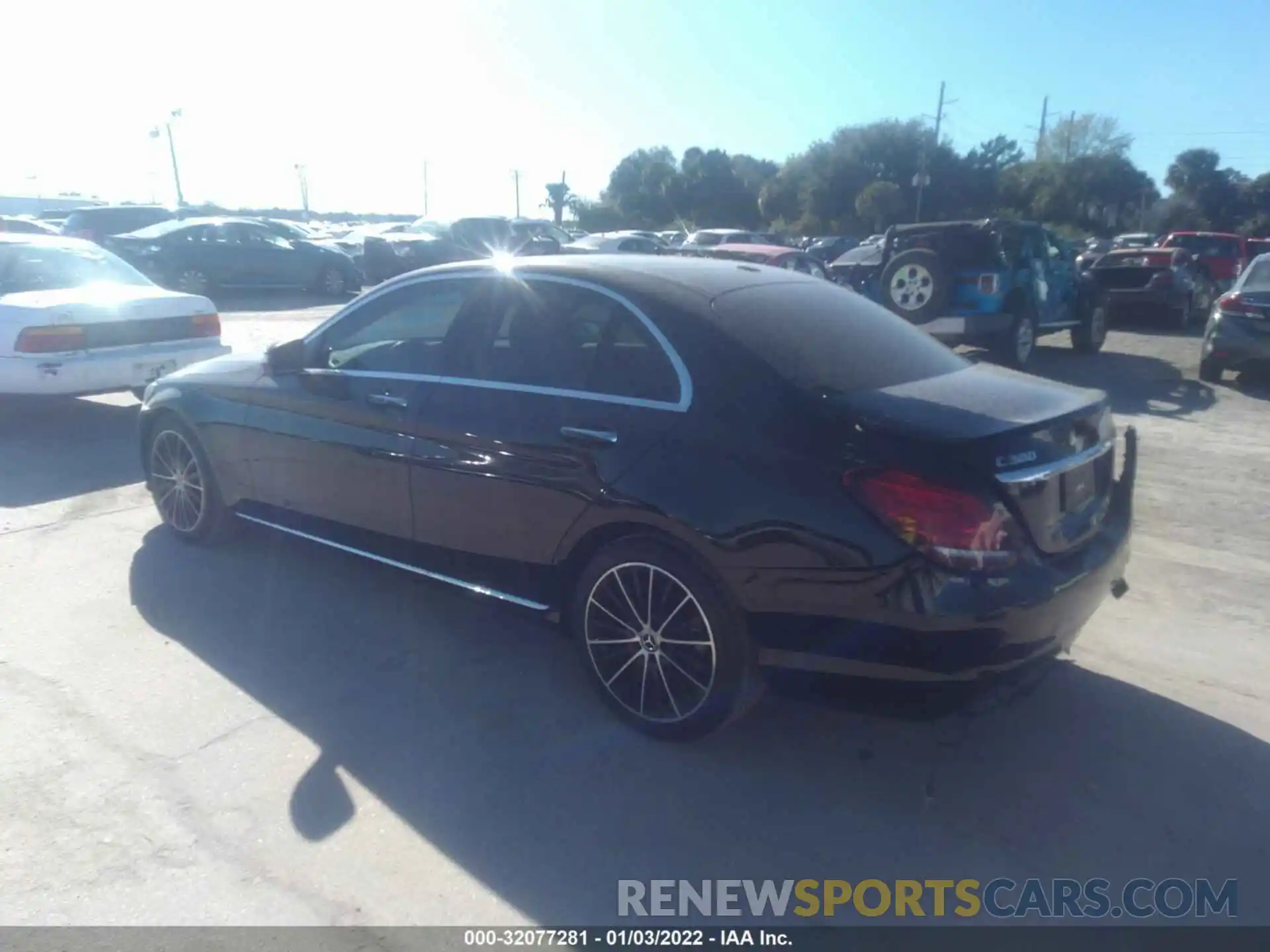 3 Photograph of a damaged car W1KWF8DB7LR571428 MERCEDES-BENZ C-CLASS 2020