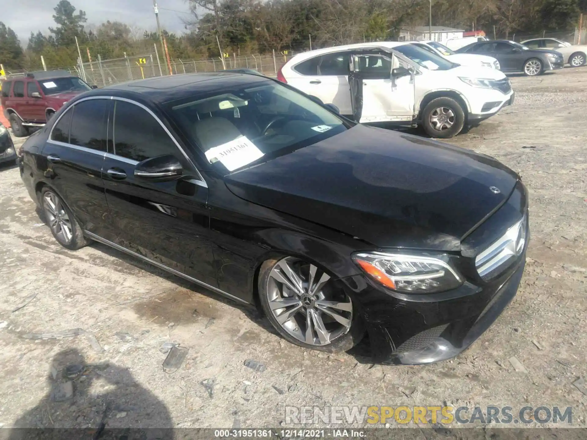 1 Photograph of a damaged car W1KWF8DB7LR576855 MERCEDES-BENZ C-CLASS 2020