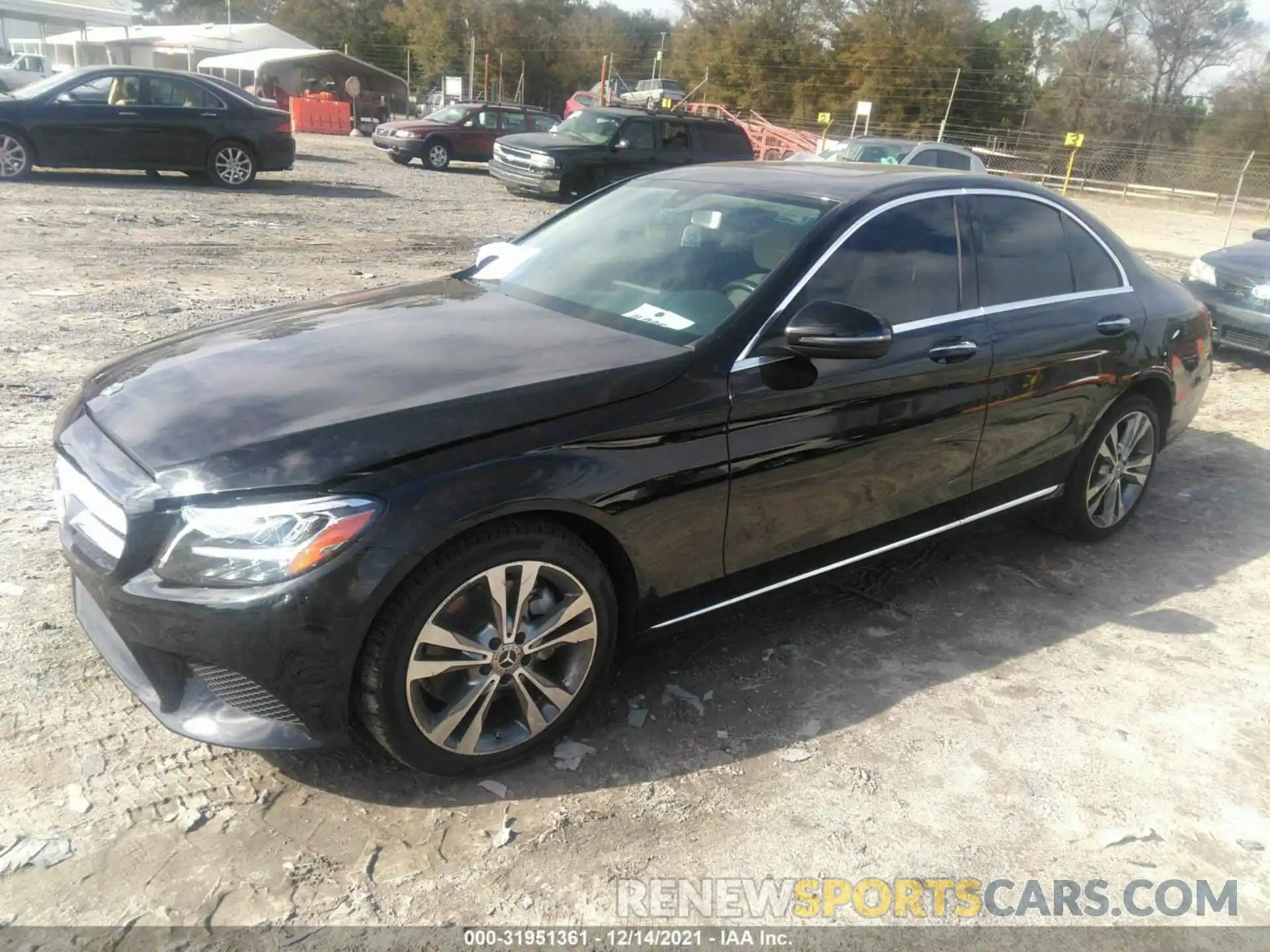 2 Photograph of a damaged car W1KWF8DB7LR576855 MERCEDES-BENZ C-CLASS 2020