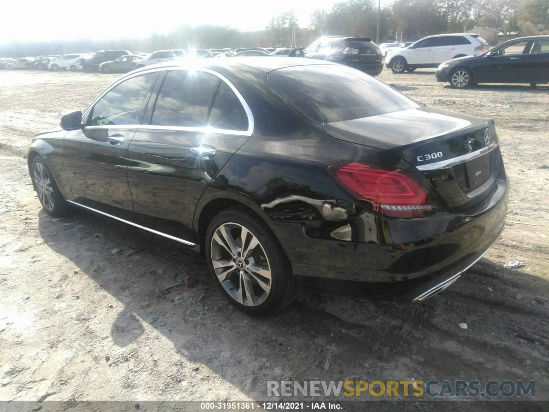 3 Photograph of a damaged car W1KWF8DB7LR576855 MERCEDES-BENZ C-CLASS 2020