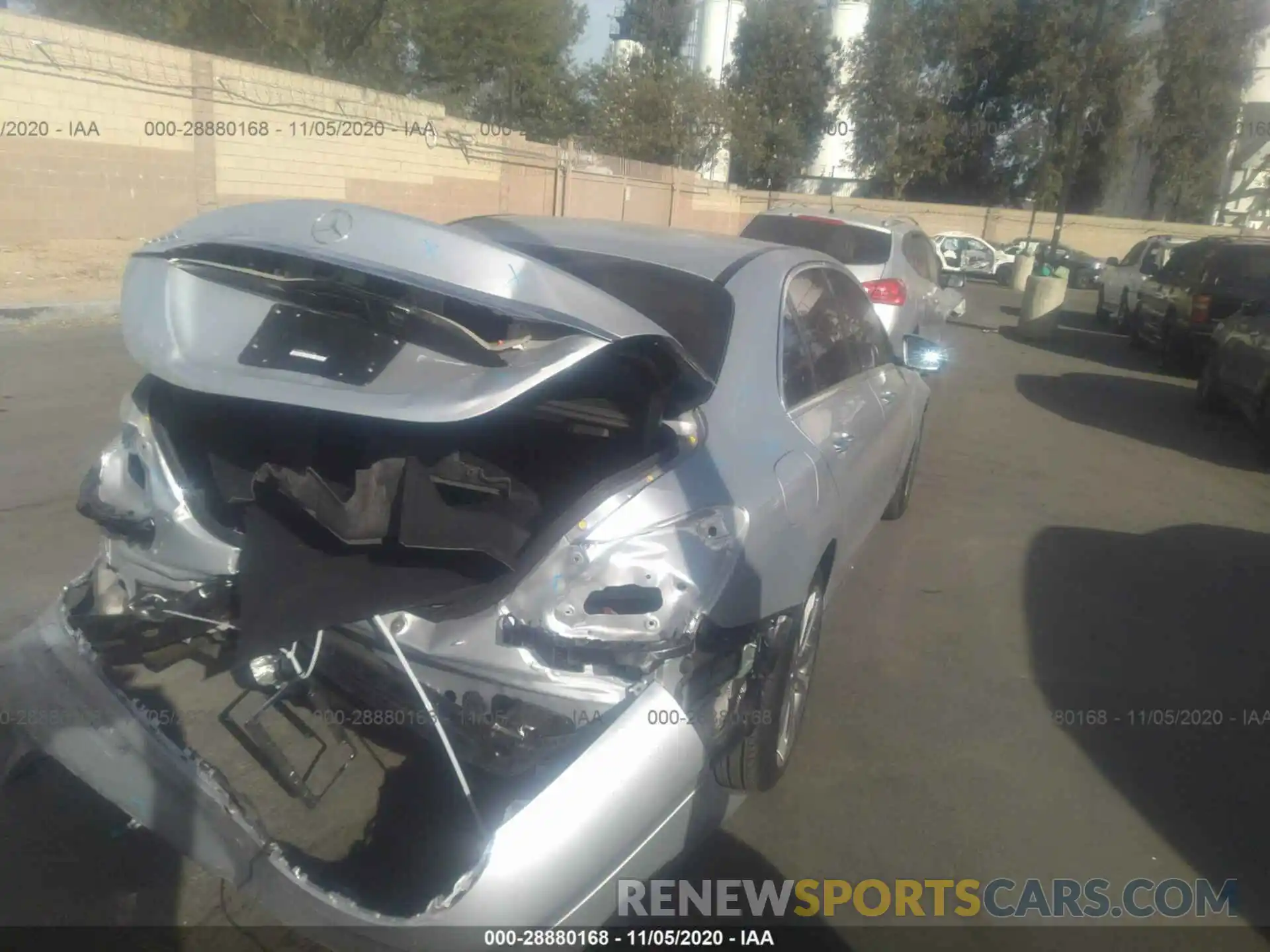 4 Photograph of a damaged car W1KWF8DB7LR577844 MERCEDES-BENZ C-CLASS 2020