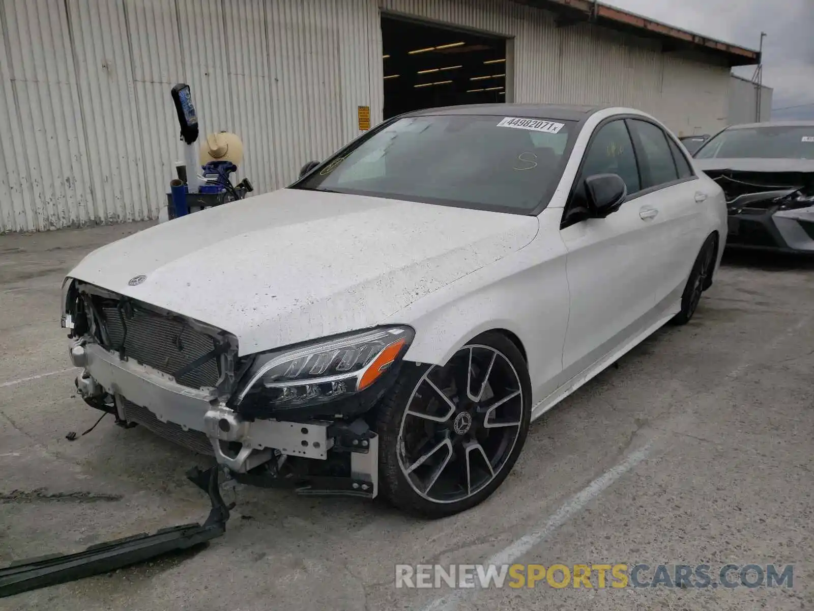 2 Photograph of a damaged car W1KWF8DB7LR578640 MERCEDES-BENZ C CLASS 2020