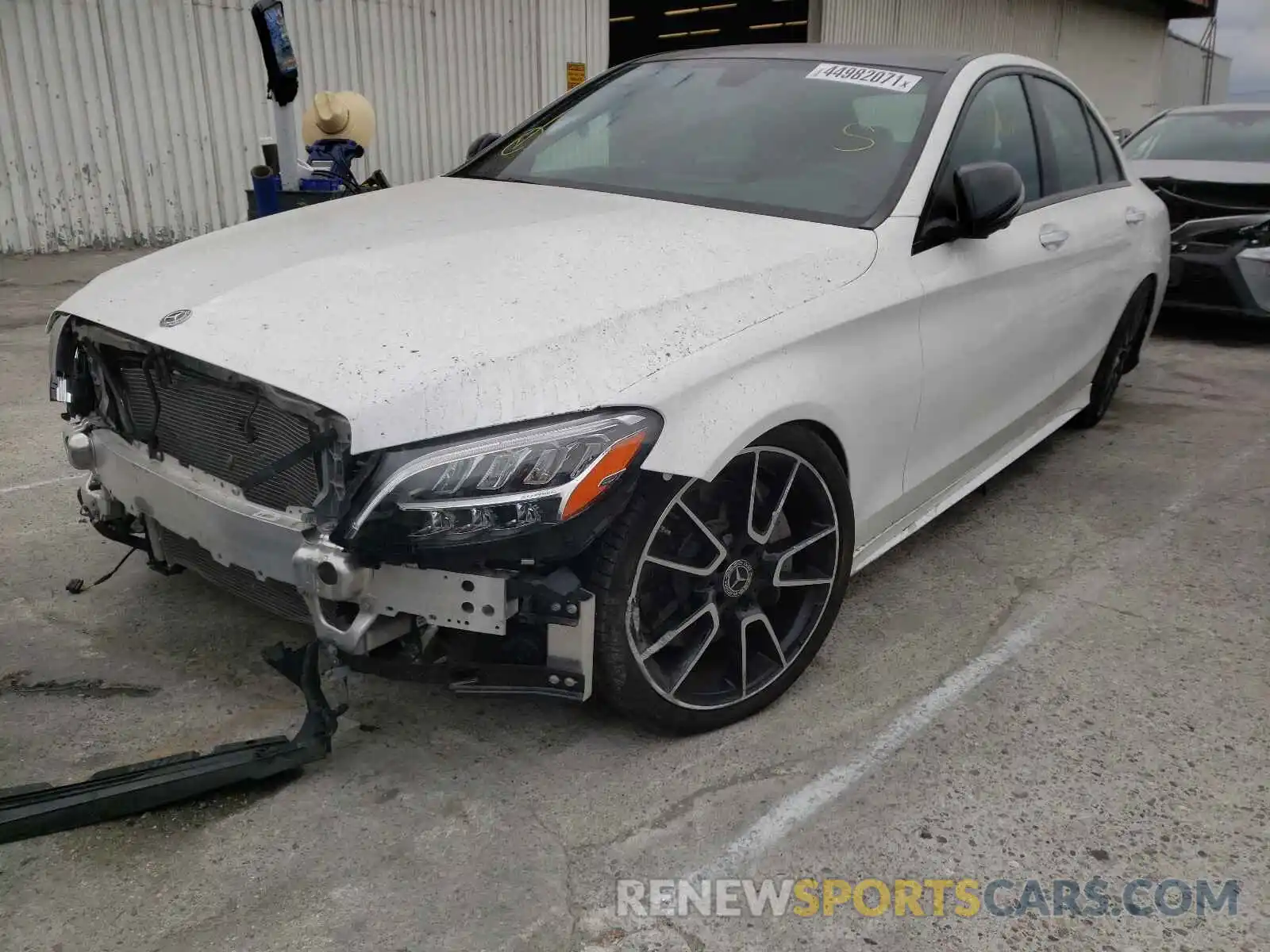 9 Photograph of a damaged car W1KWF8DB7LR578640 MERCEDES-BENZ C CLASS 2020