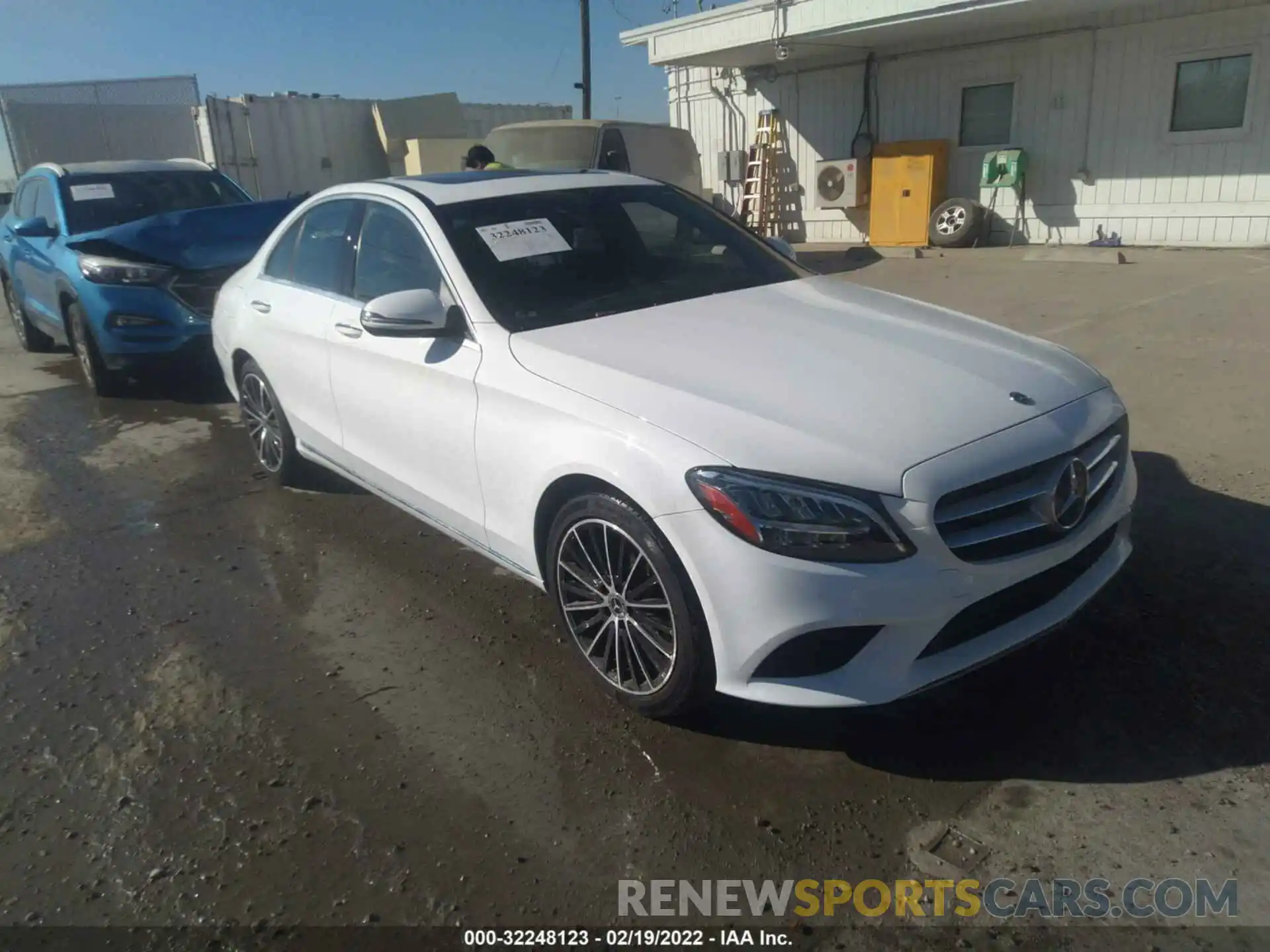 1 Photograph of a damaged car W1KWF8DB7LR582865 MERCEDES-BENZ C-CLASS 2020