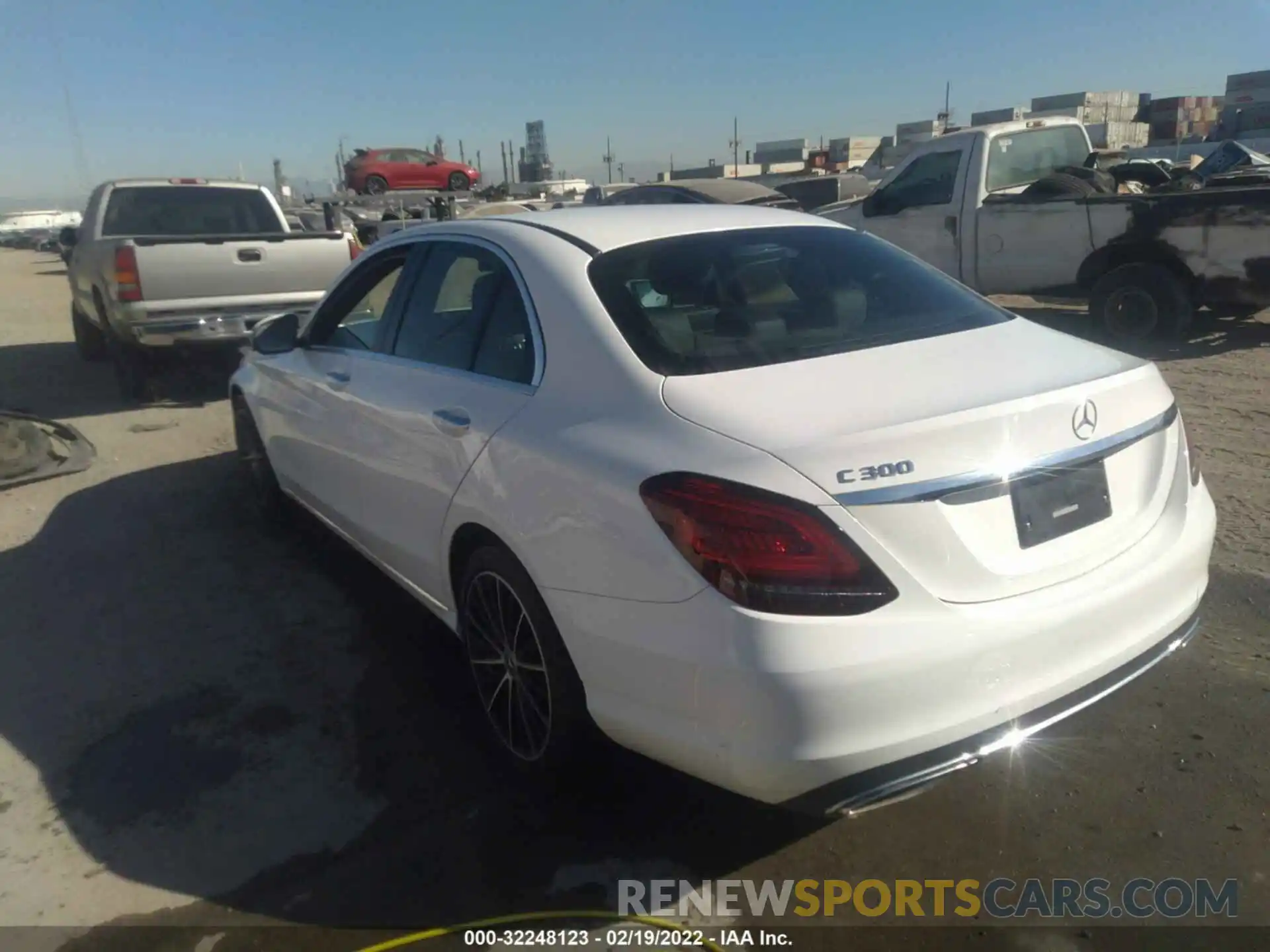 3 Photograph of a damaged car W1KWF8DB7LR582865 MERCEDES-BENZ C-CLASS 2020