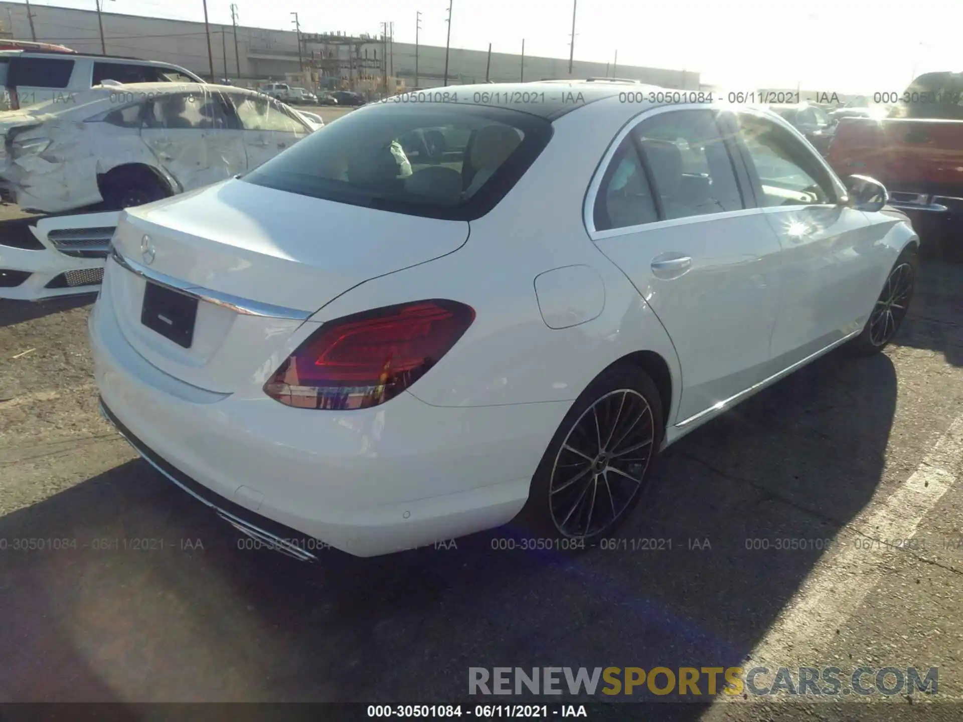 4 Photograph of a damaged car W1KWF8DB7LR591047 MERCEDES-BENZ C-CLASS 2020