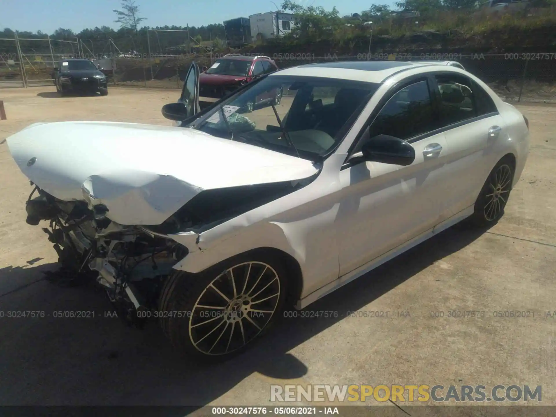 2 Photograph of a damaged car W1KWF8DB7LR595888 MERCEDES-BENZ C-CLASS 2020