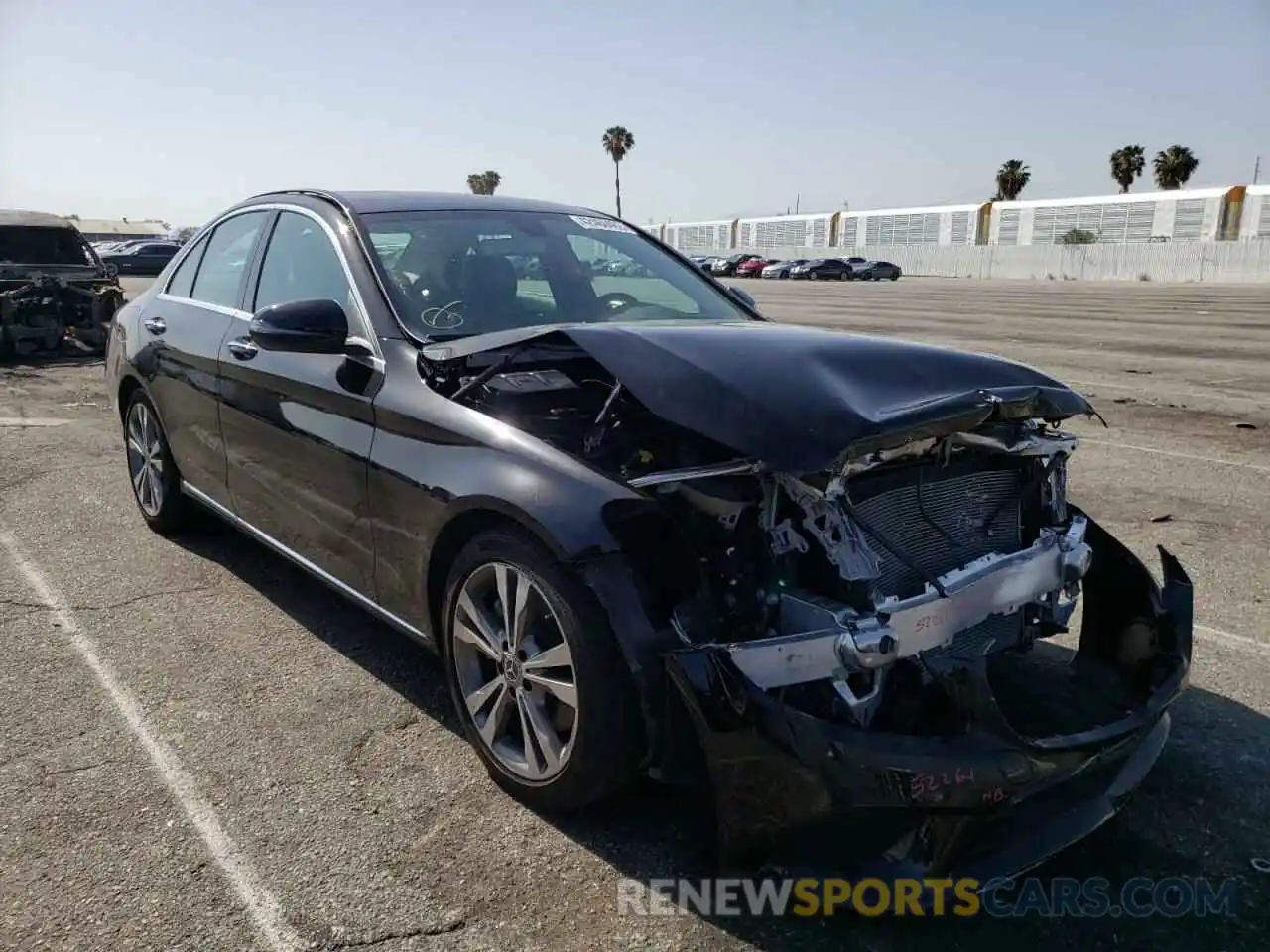 1 Photograph of a damaged car W1KWF8DB7LR596927 MERCEDES-BENZ C-CLASS 2020