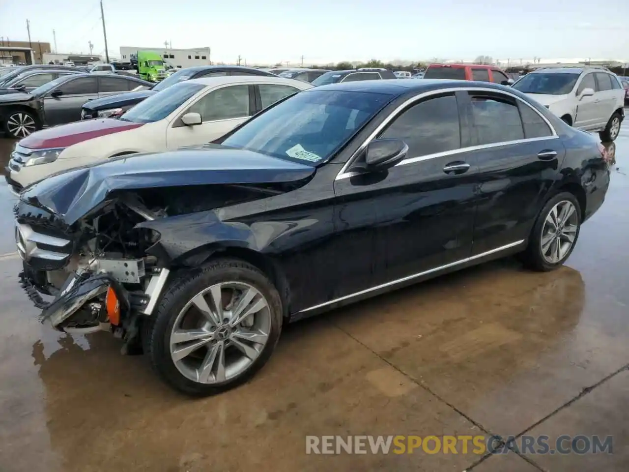 1 Photograph of a damaged car W1KWF8DB7LR597124 MERCEDES-BENZ C-CLASS 2020