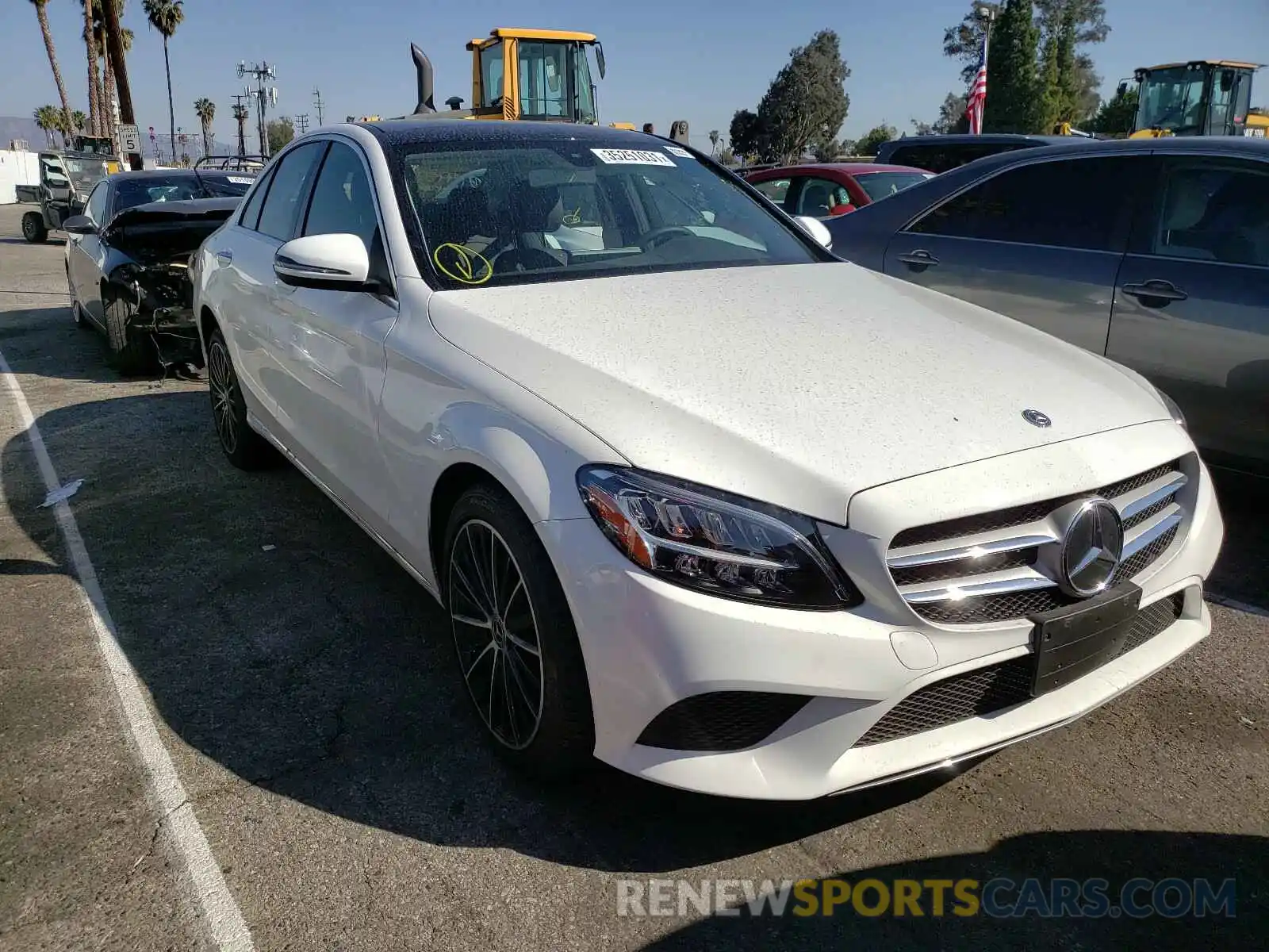 1 Photograph of a damaged car W1KWF8DB7LR598256 MERCEDES-BENZ C CLASS 2020