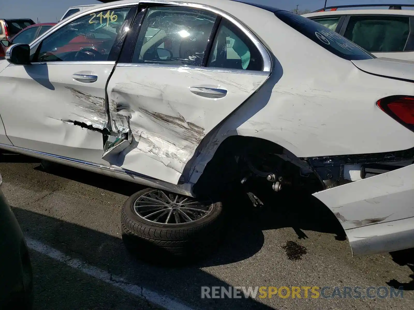 9 Photograph of a damaged car W1KWF8DB7LR598256 MERCEDES-BENZ C CLASS 2020