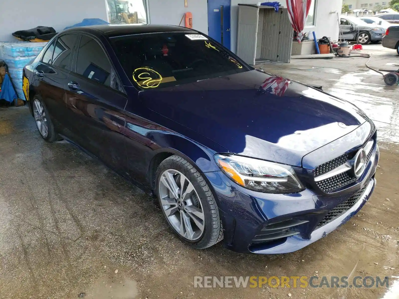 1 Photograph of a damaged car W1KWF8DB7LR598631 MERCEDES-BENZ C CLASS 2020