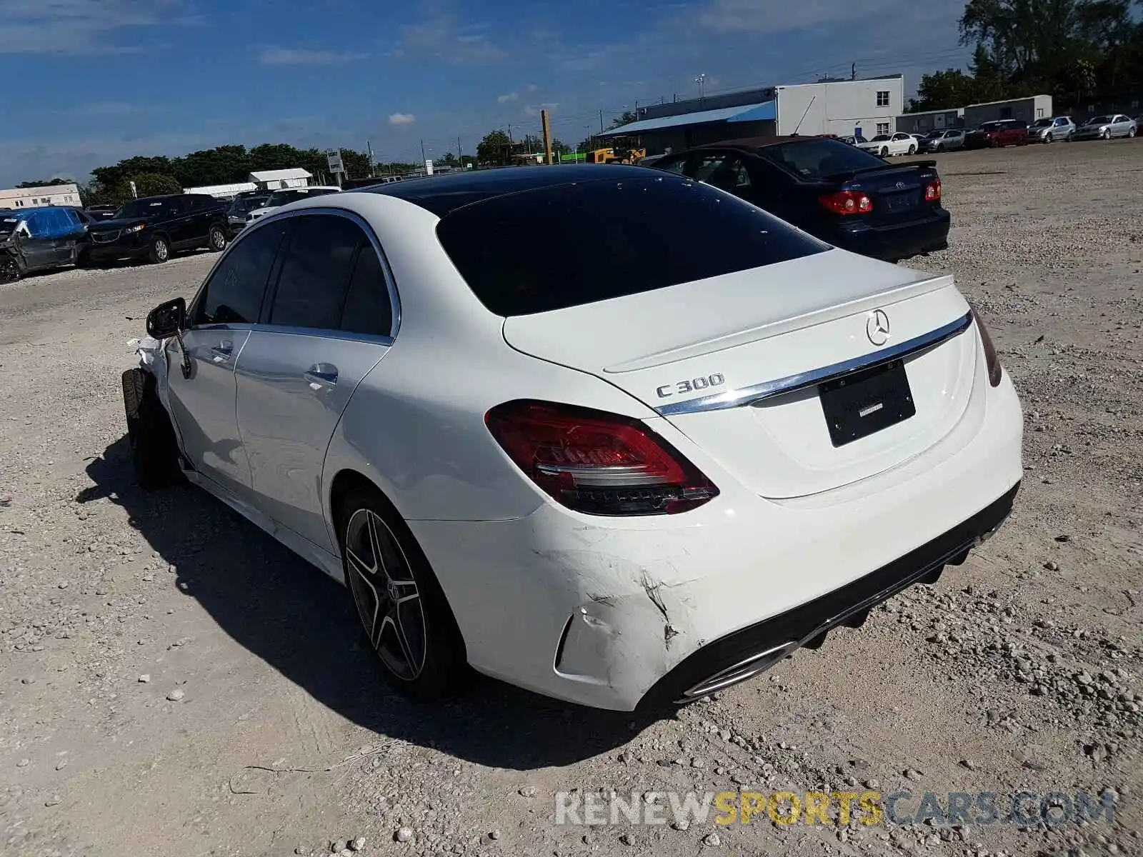 3 Photograph of a damaged car W1KWF8DB7LR603455 MERCEDES-BENZ C CLASS 2020