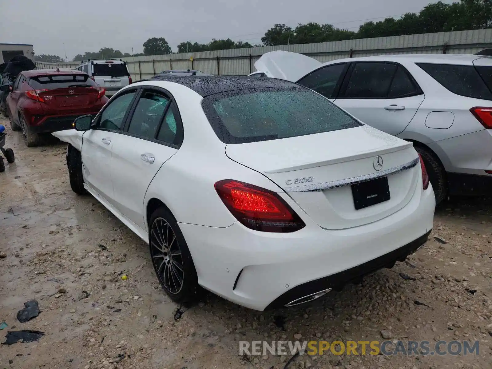 3 Photograph of a damaged car W1KWF8DB8LR572541 MERCEDES-BENZ C-CLASS 2020