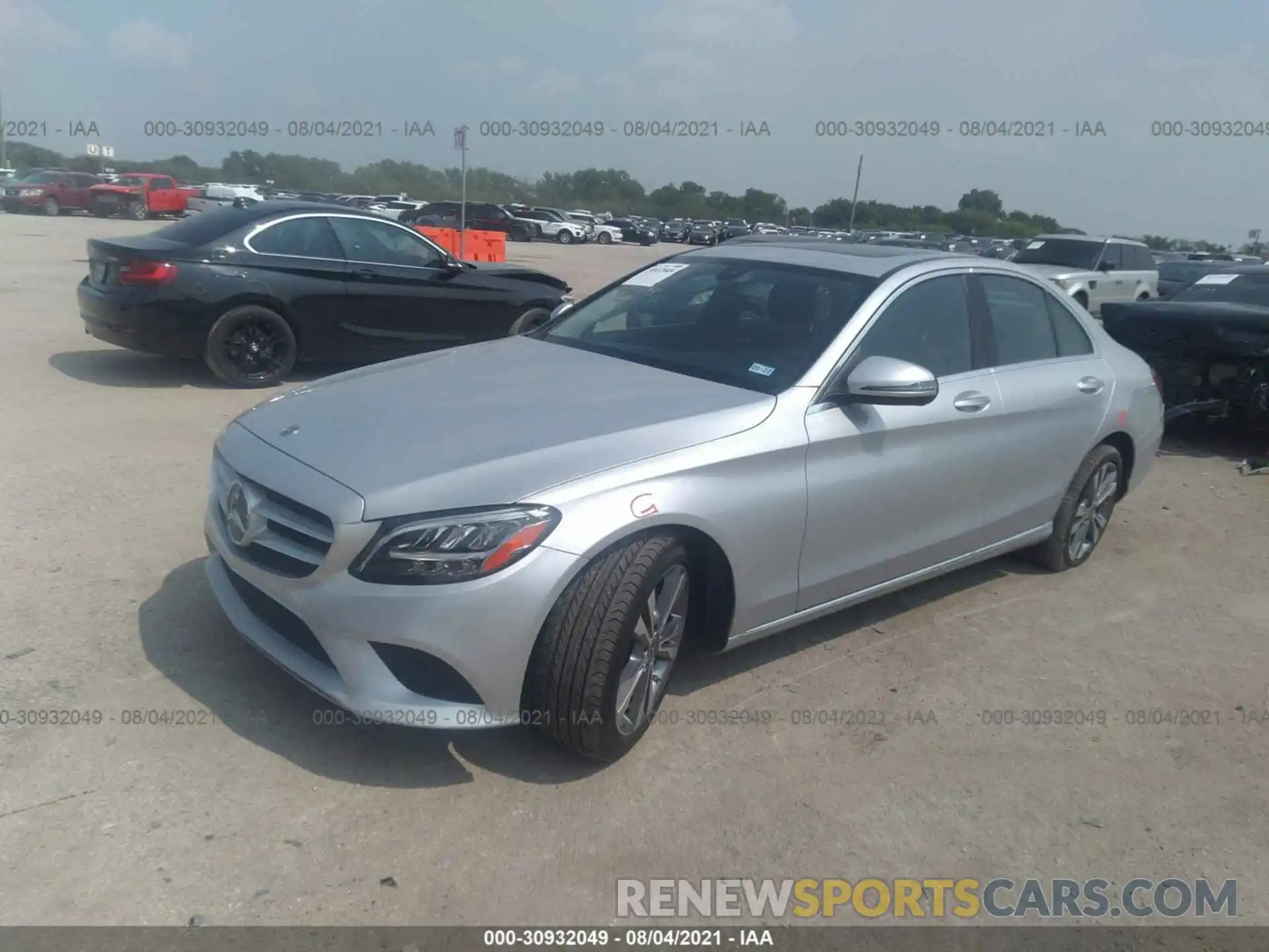 2 Photograph of a damaged car W1KWF8DB8LR583507 MERCEDES-BENZ C-CLASS 2020