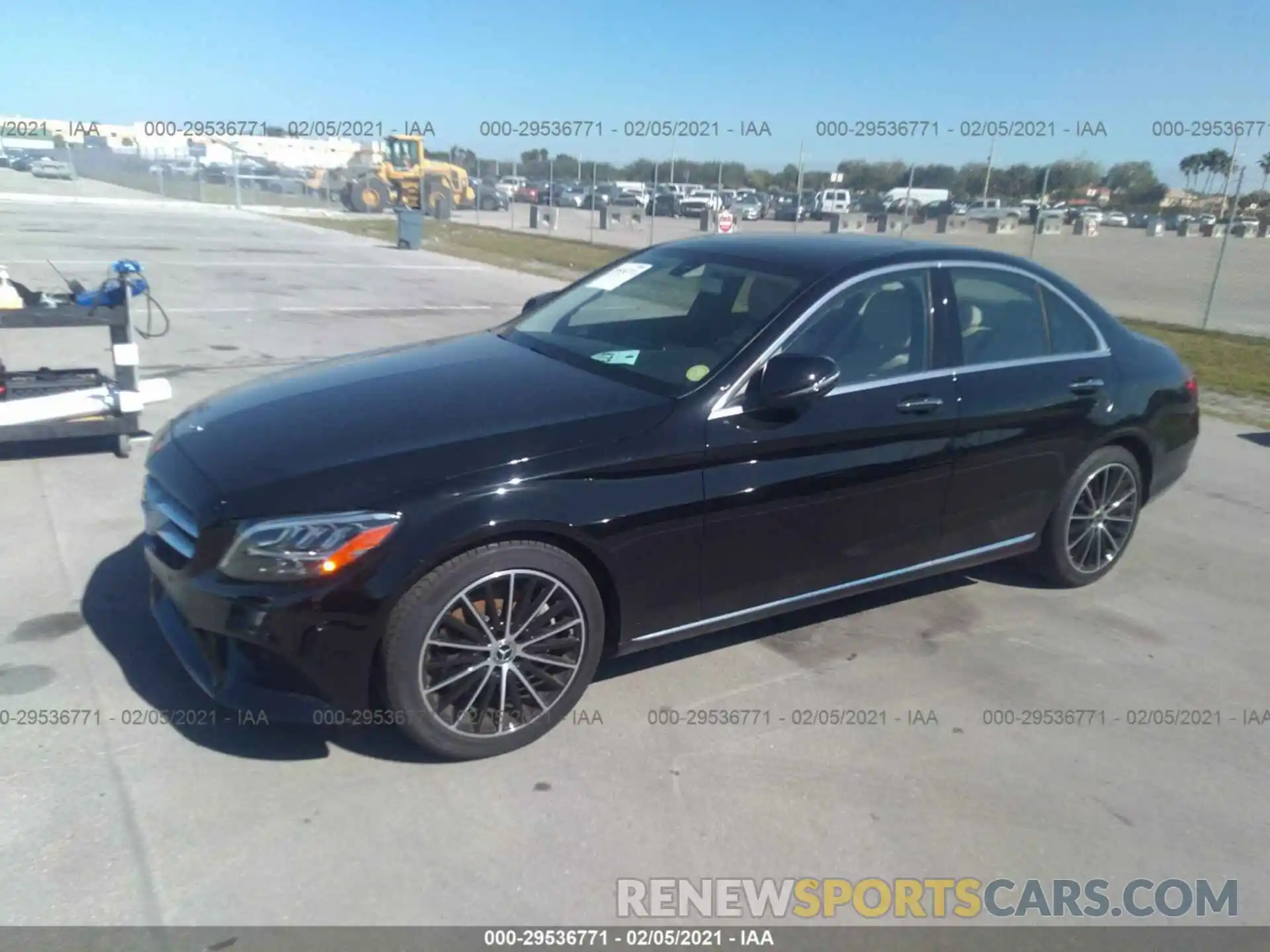 2 Photograph of a damaged car W1KWF8DB8LR585127 MERCEDES-BENZ C-CLASS 2020