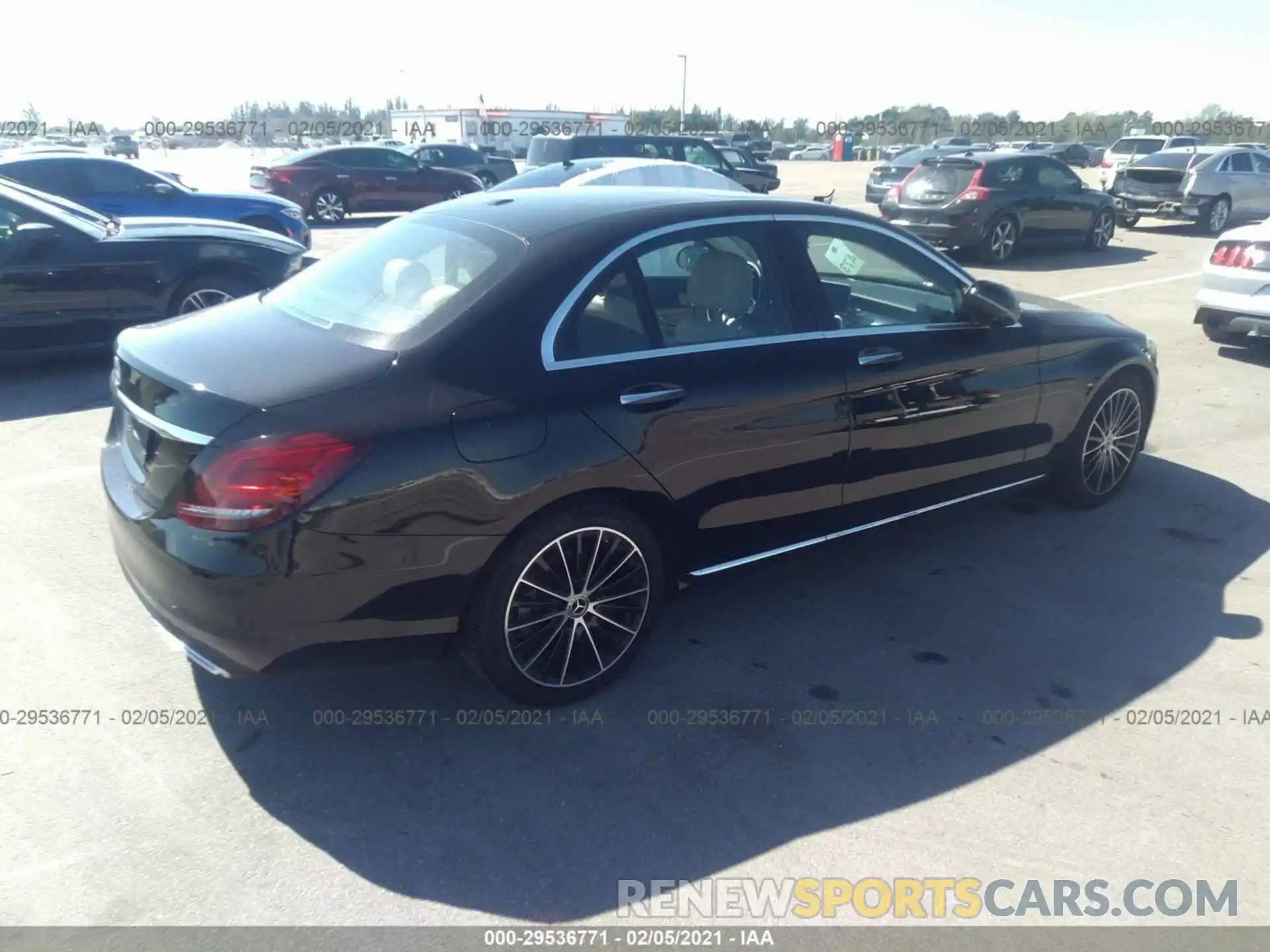 4 Photograph of a damaged car W1KWF8DB8LR585127 MERCEDES-BENZ C-CLASS 2020