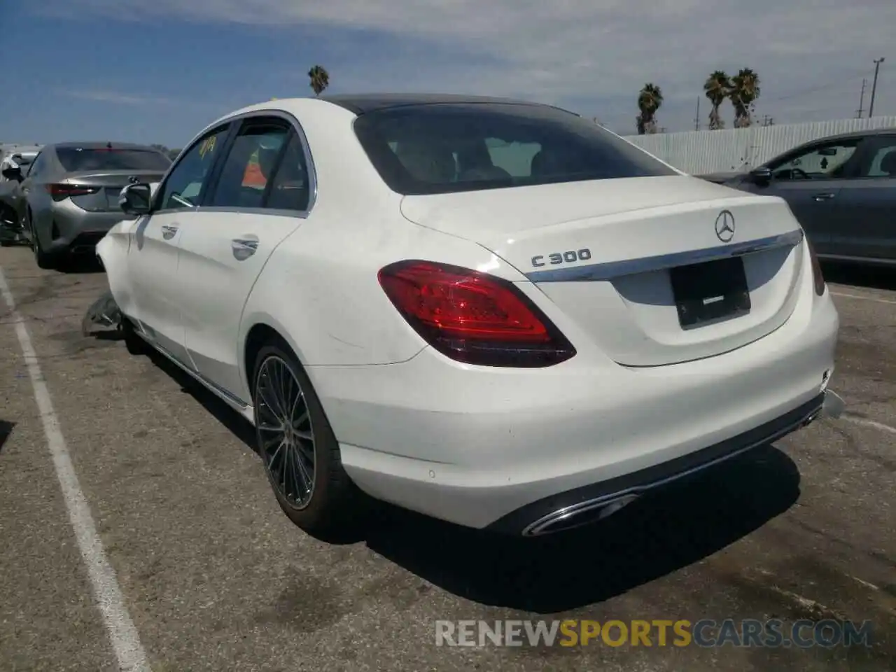 3 Photograph of a damaged car W1KWF8DB8LR600757 MERCEDES-BENZ C-CLASS 2020