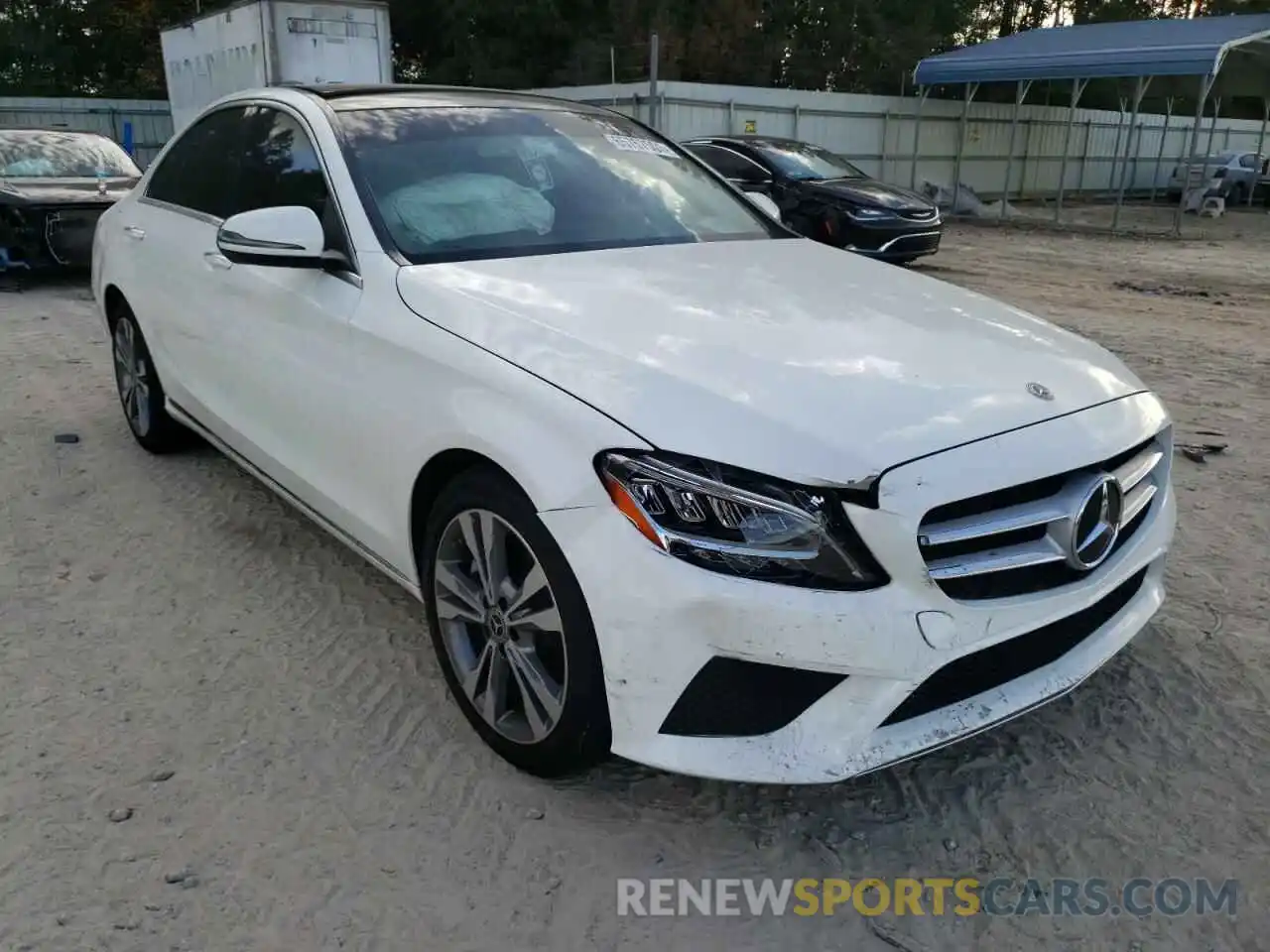 1 Photograph of a damaged car W1KWF8DB8LR600760 MERCEDES-BENZ C-CLASS 2020