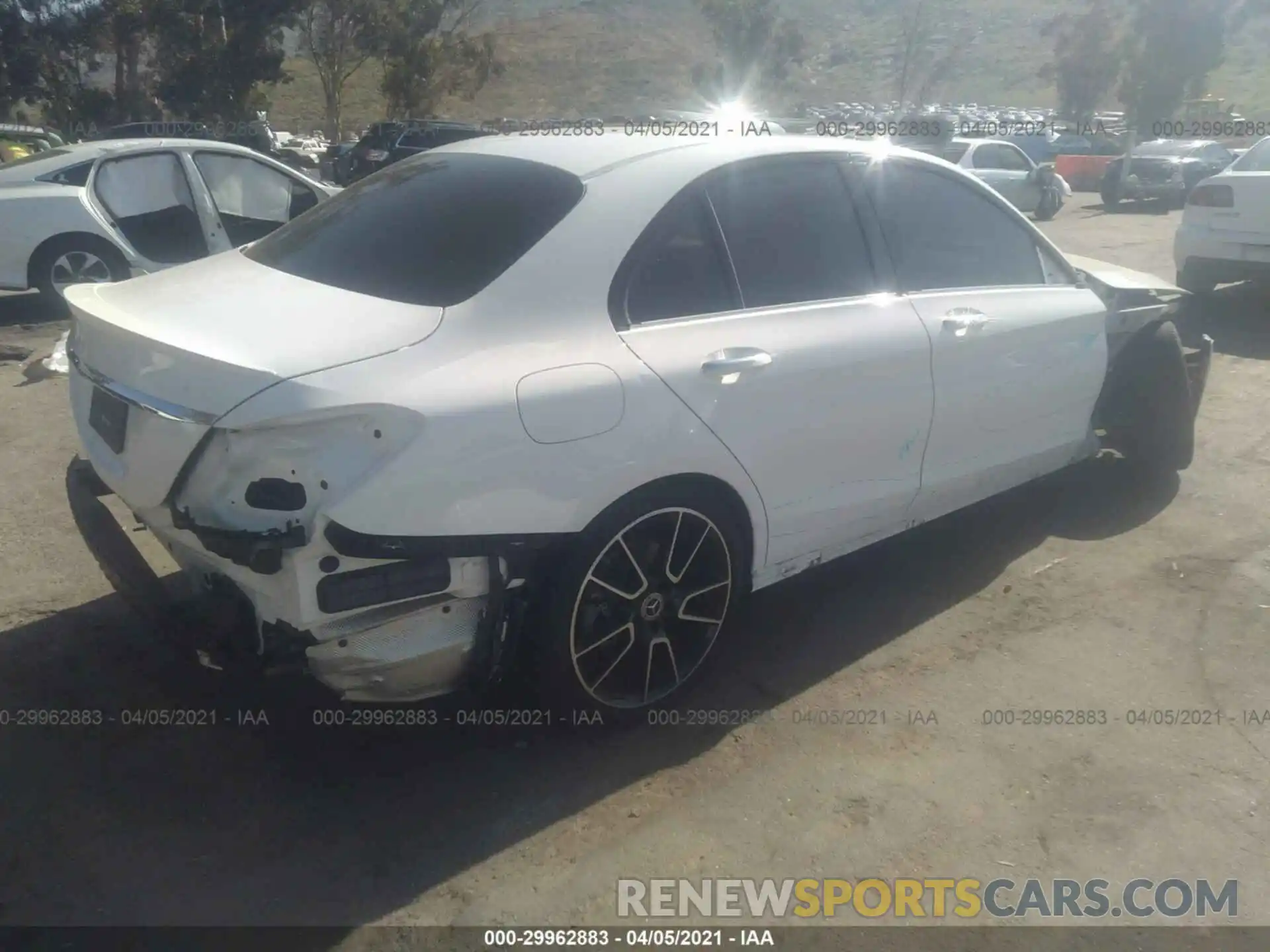 4 Photograph of a damaged car W1KWF8DB9LR572242 MERCEDES-BENZ C-CLASS 2020