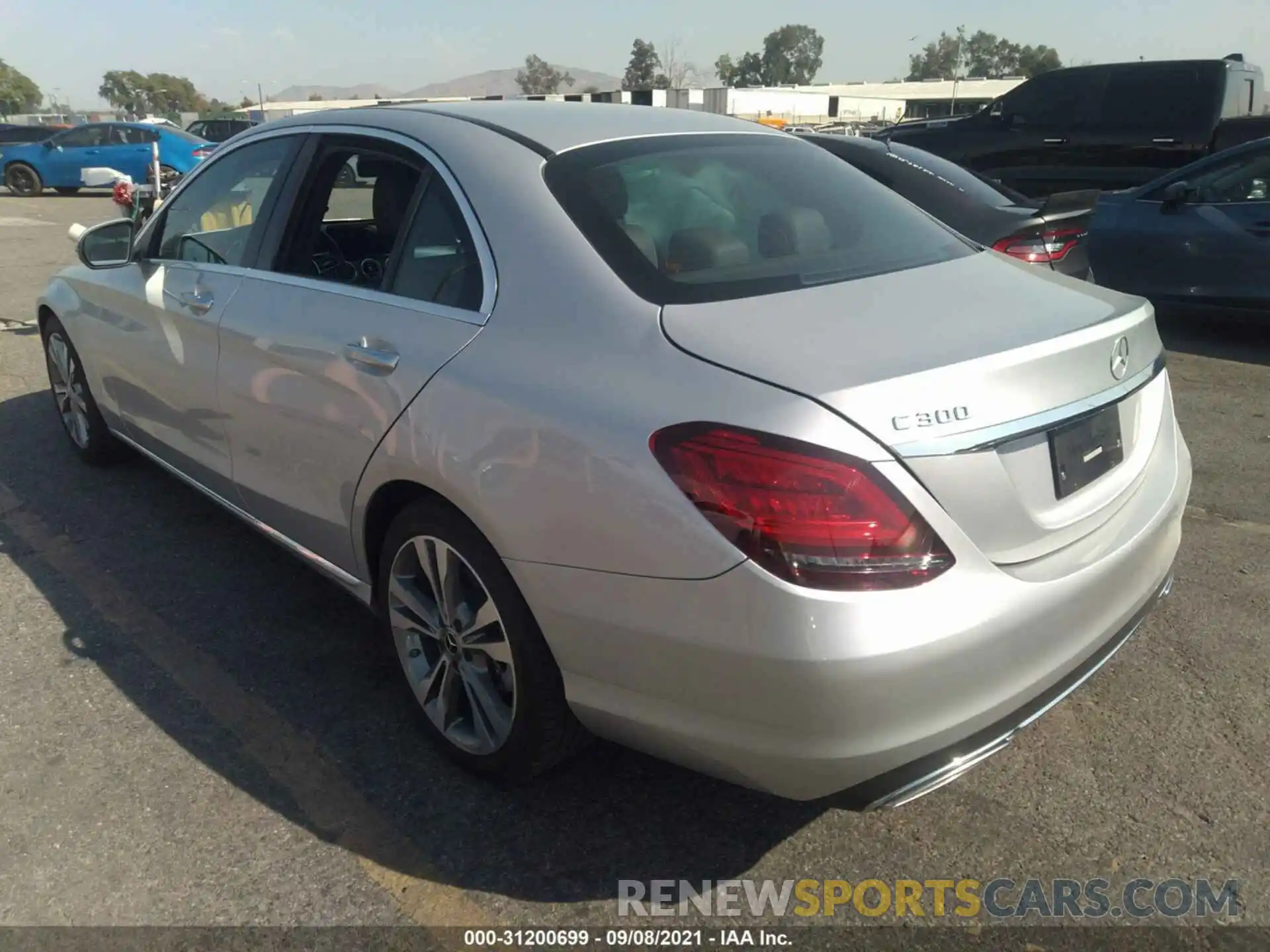 3 Photograph of a damaged car W1KWF8DB9LR572418 MERCEDES-BENZ C-CLASS 2020