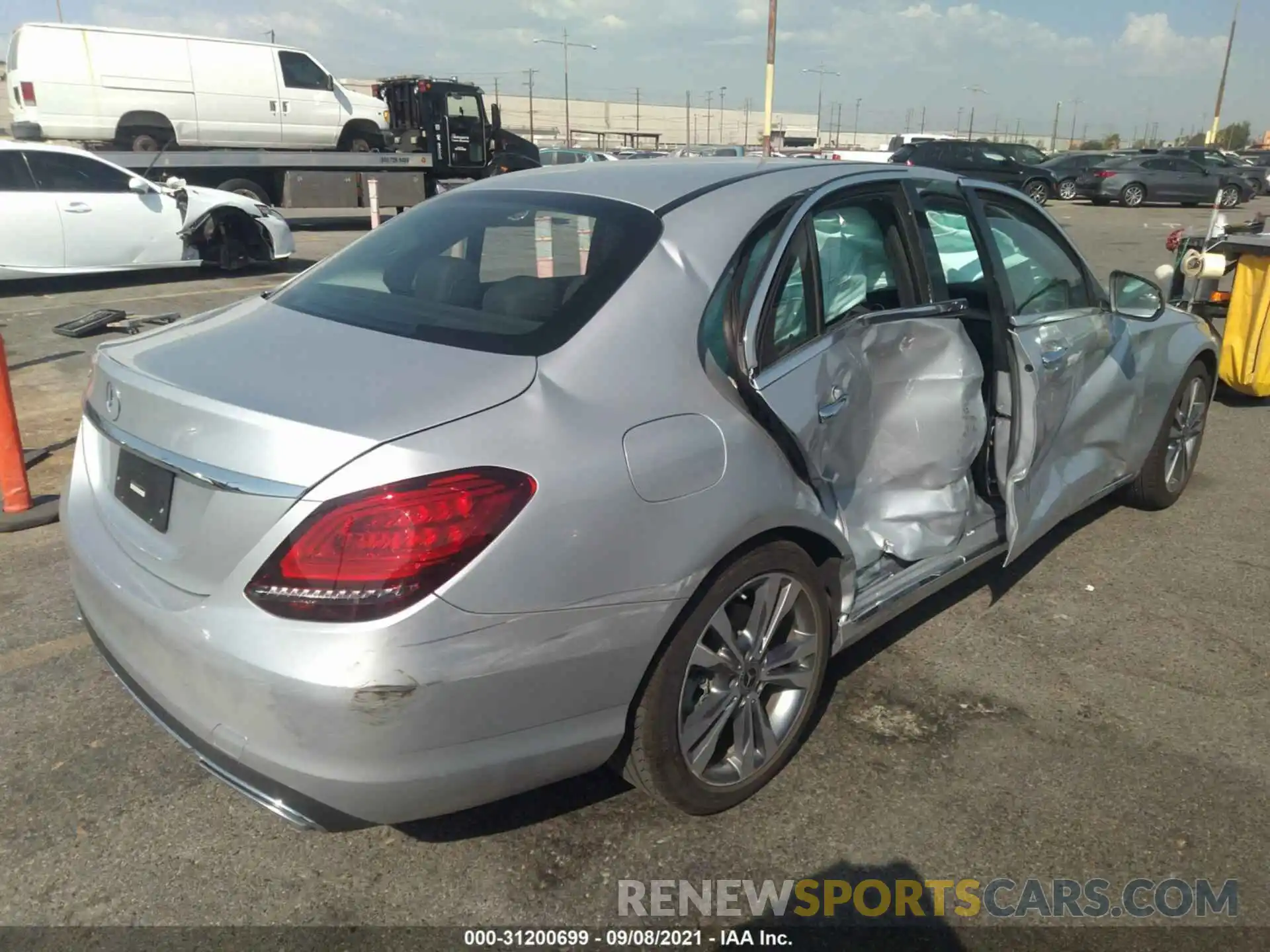 4 Photograph of a damaged car W1KWF8DB9LR572418 MERCEDES-BENZ C-CLASS 2020