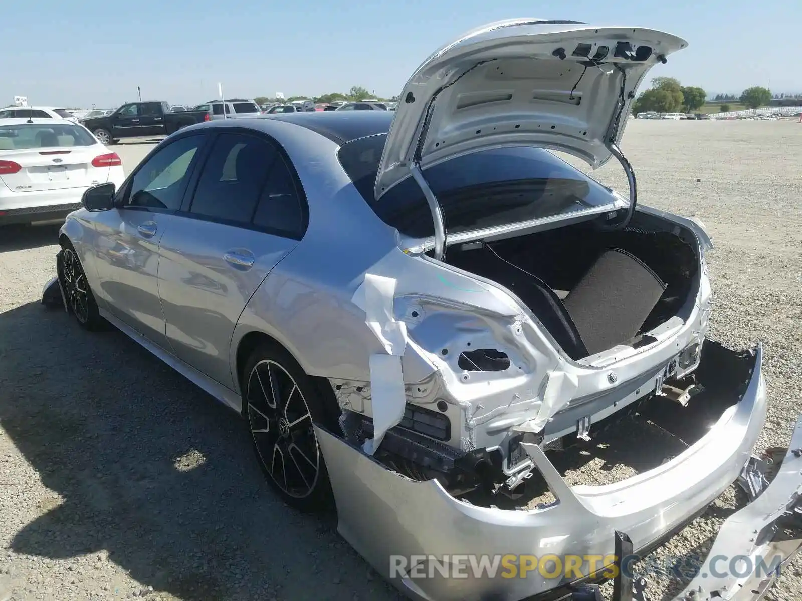 3 Photograph of a damaged car W1KWF8DB9LR572743 MERCEDES-BENZ C CLASS 2020