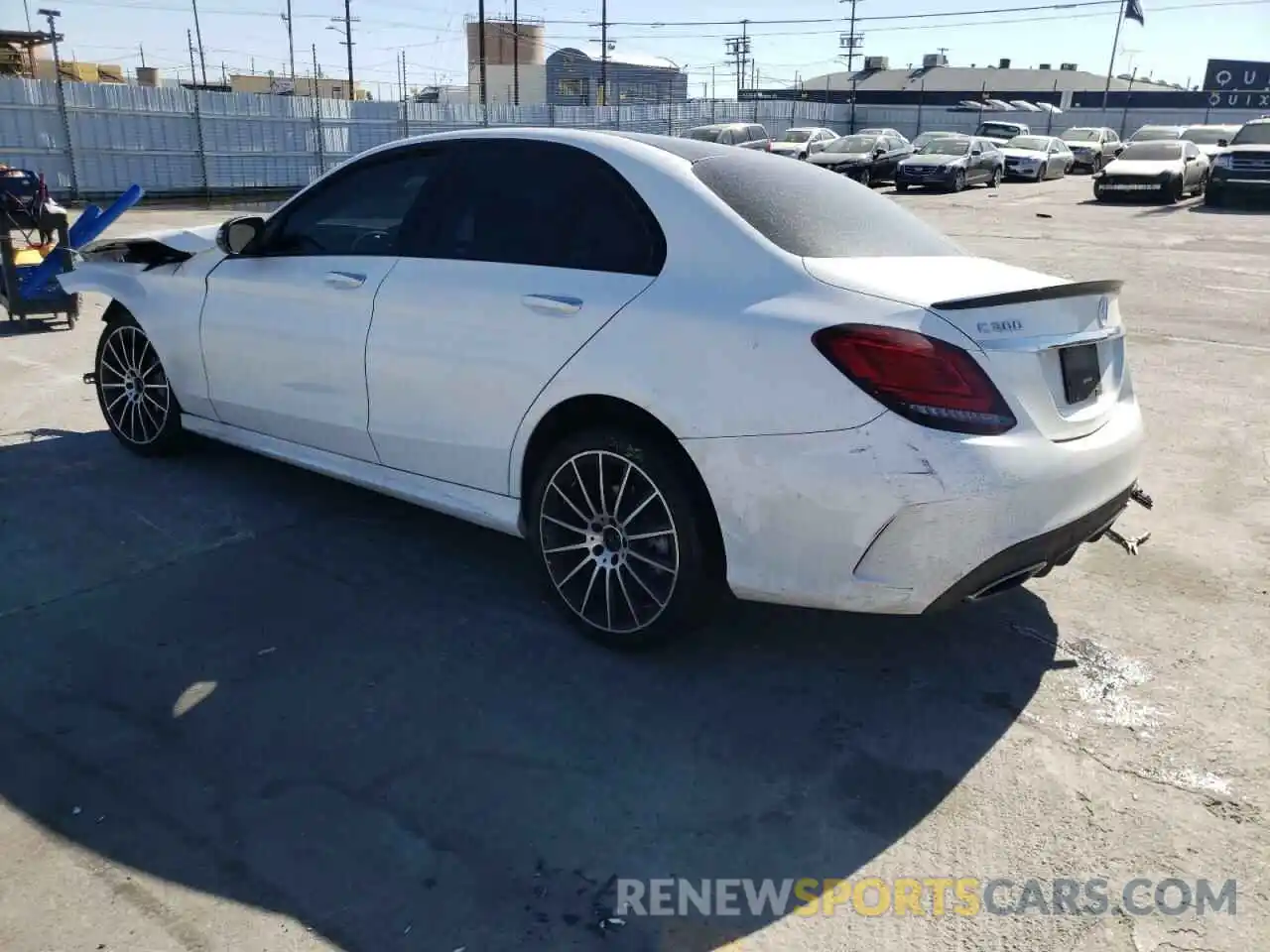 3 Photograph of a damaged car W1KWF8DB9LR588506 MERCEDES-BENZ C-CLASS 2020