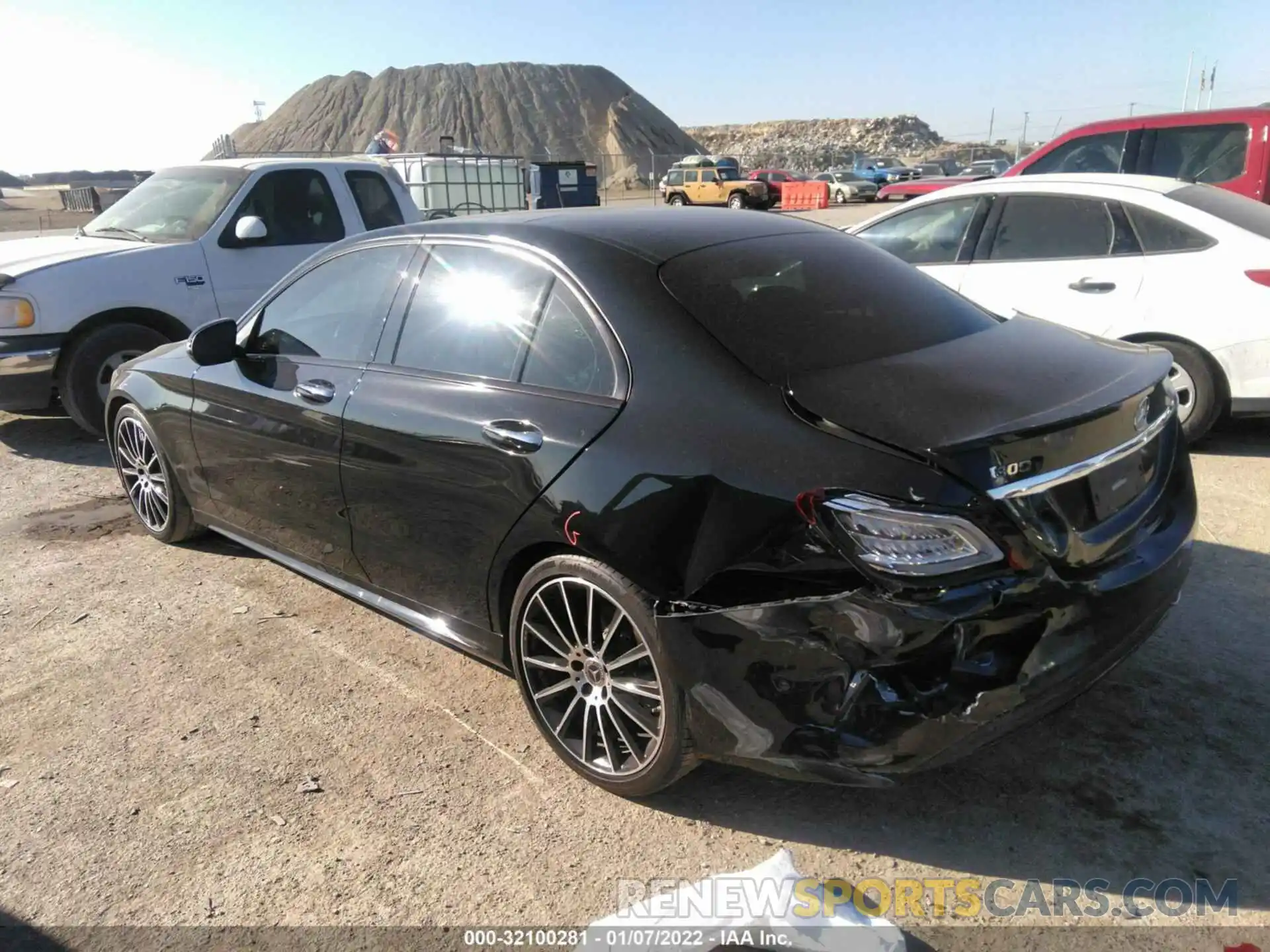 3 Photograph of a damaged car W1KWF8DB9LR592765 MERCEDES-BENZ C-CLASS 2020