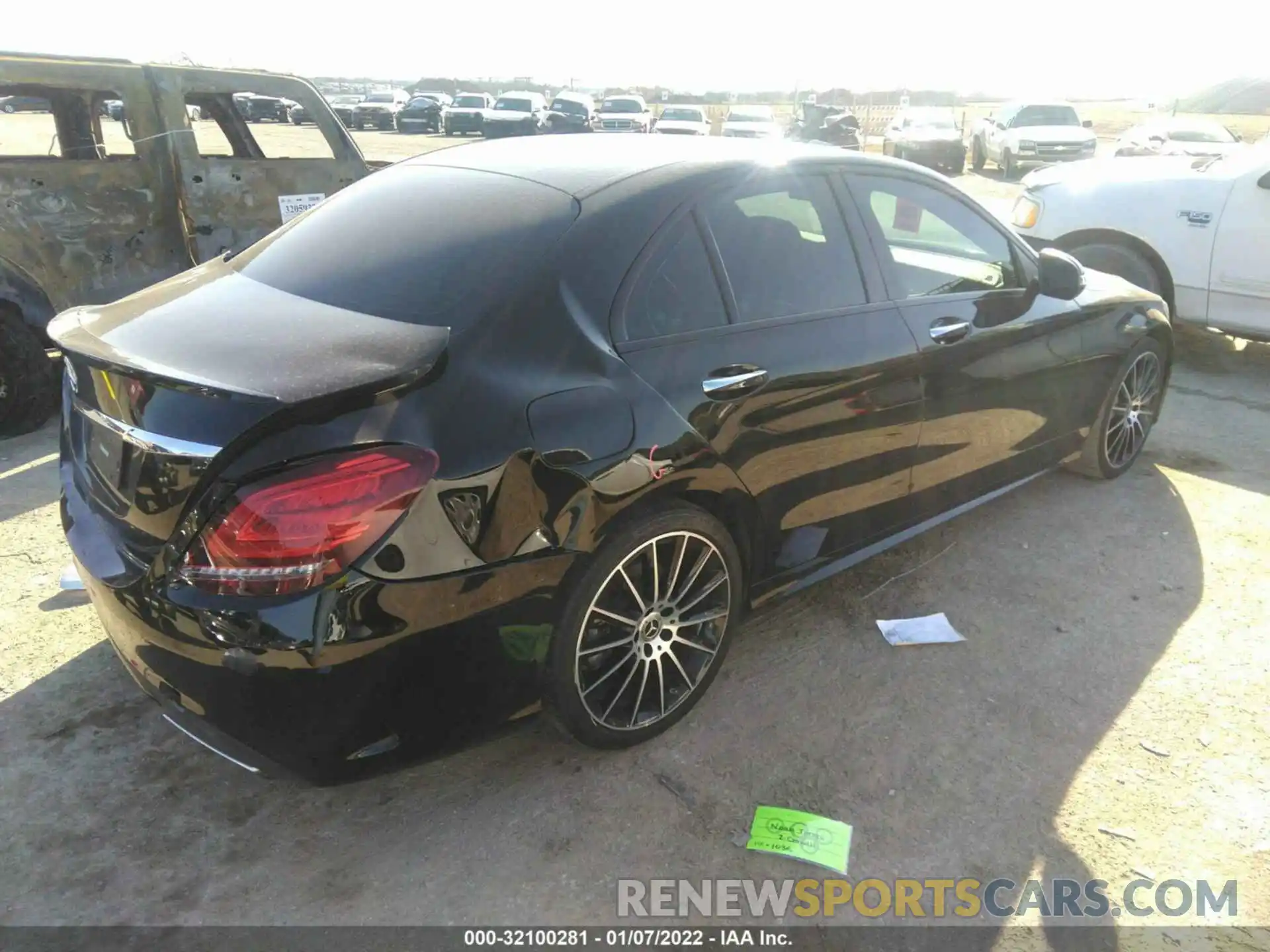 4 Photograph of a damaged car W1KWF8DB9LR592765 MERCEDES-BENZ C-CLASS 2020