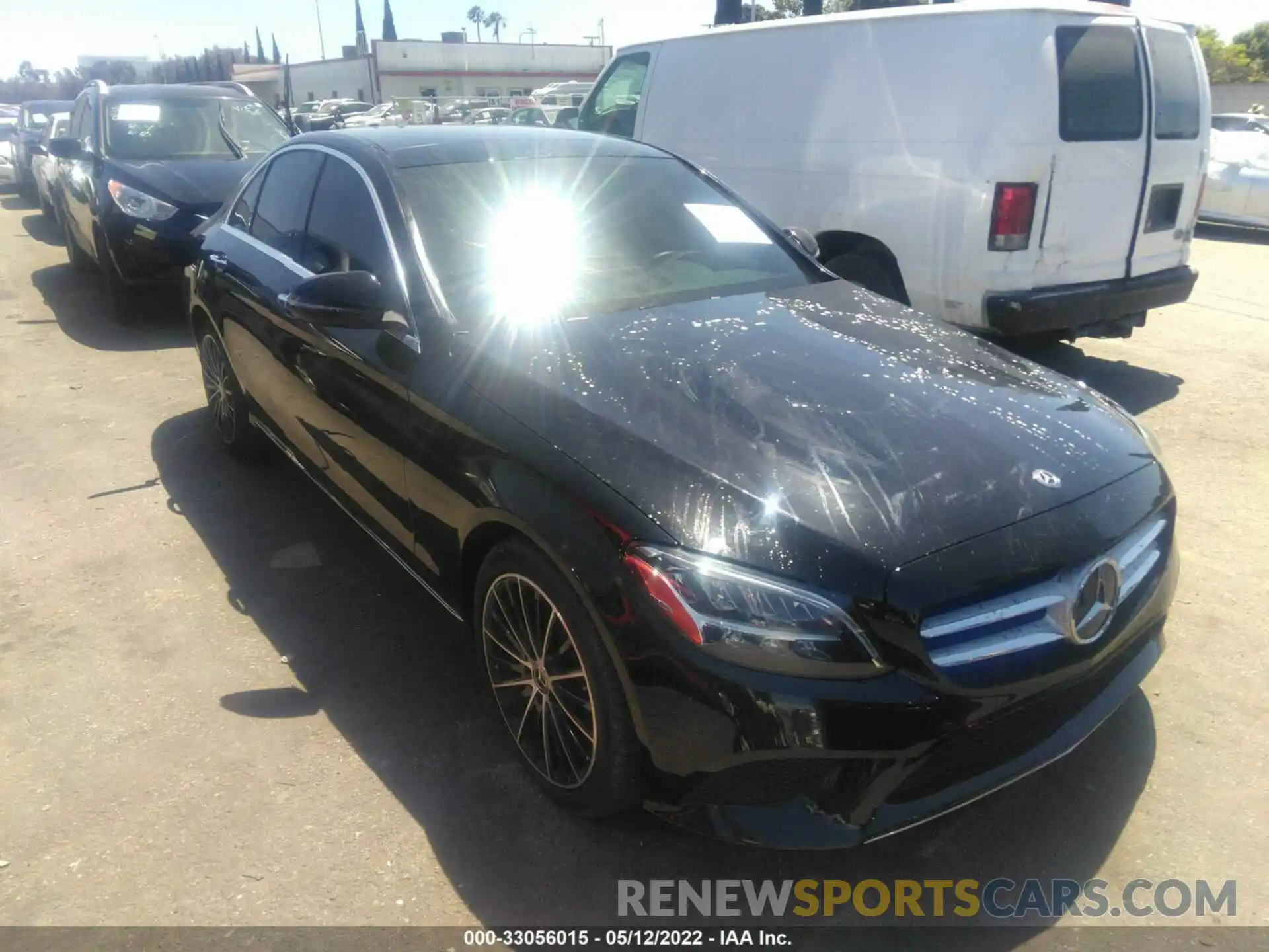 1 Photograph of a damaged car W1KWF8DB9LR597710 MERCEDES-BENZ C-CLASS 2020