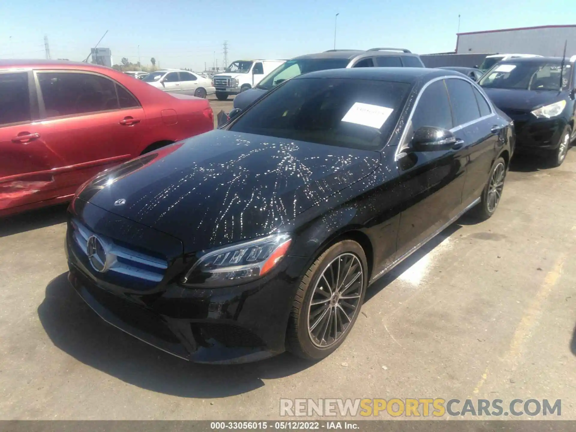 2 Photograph of a damaged car W1KWF8DB9LR597710 MERCEDES-BENZ C-CLASS 2020