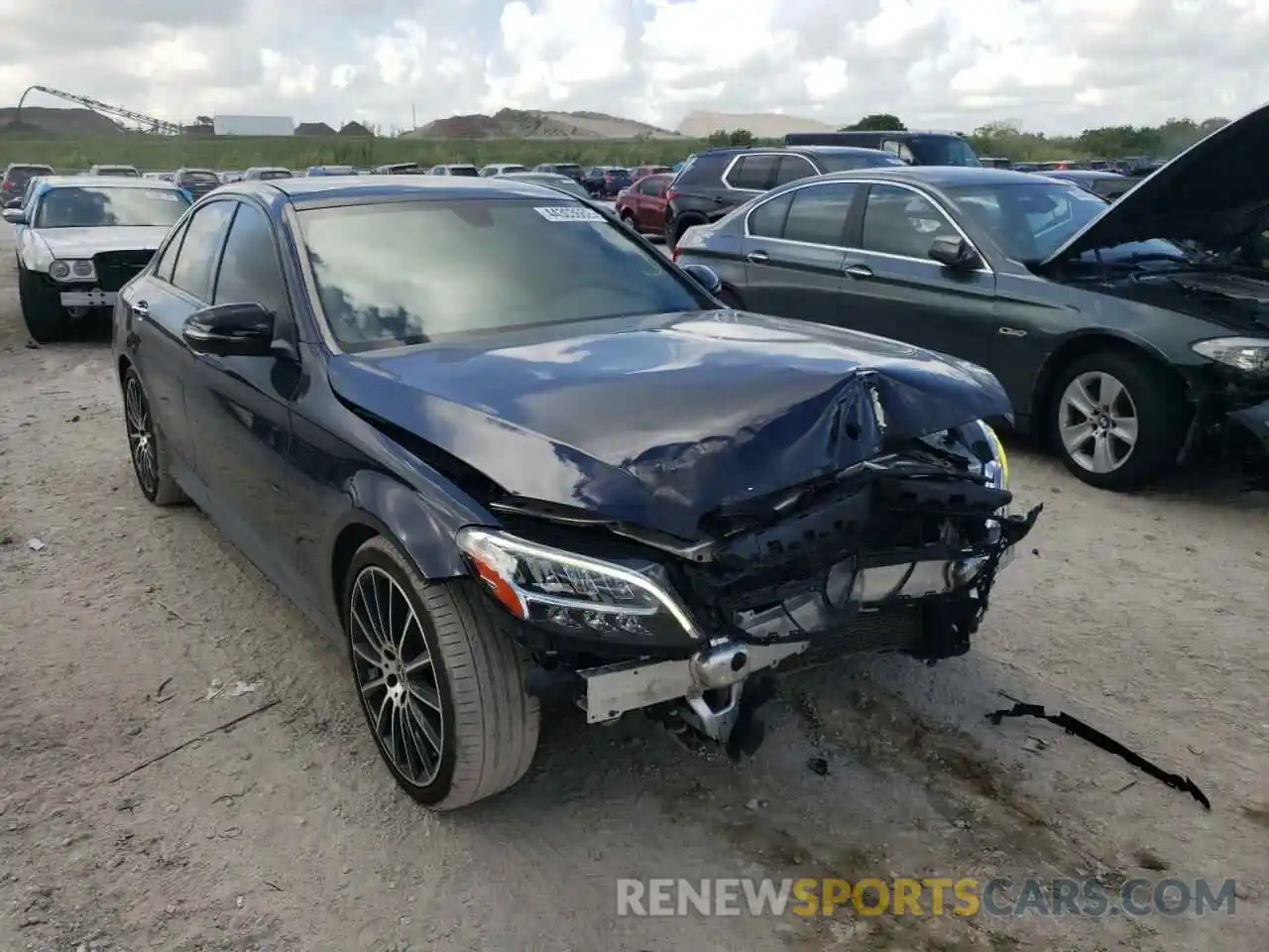 1 Photograph of a damaged car W1KWF8DBXLR584786 MERCEDES-BENZ C-CLASS 2020