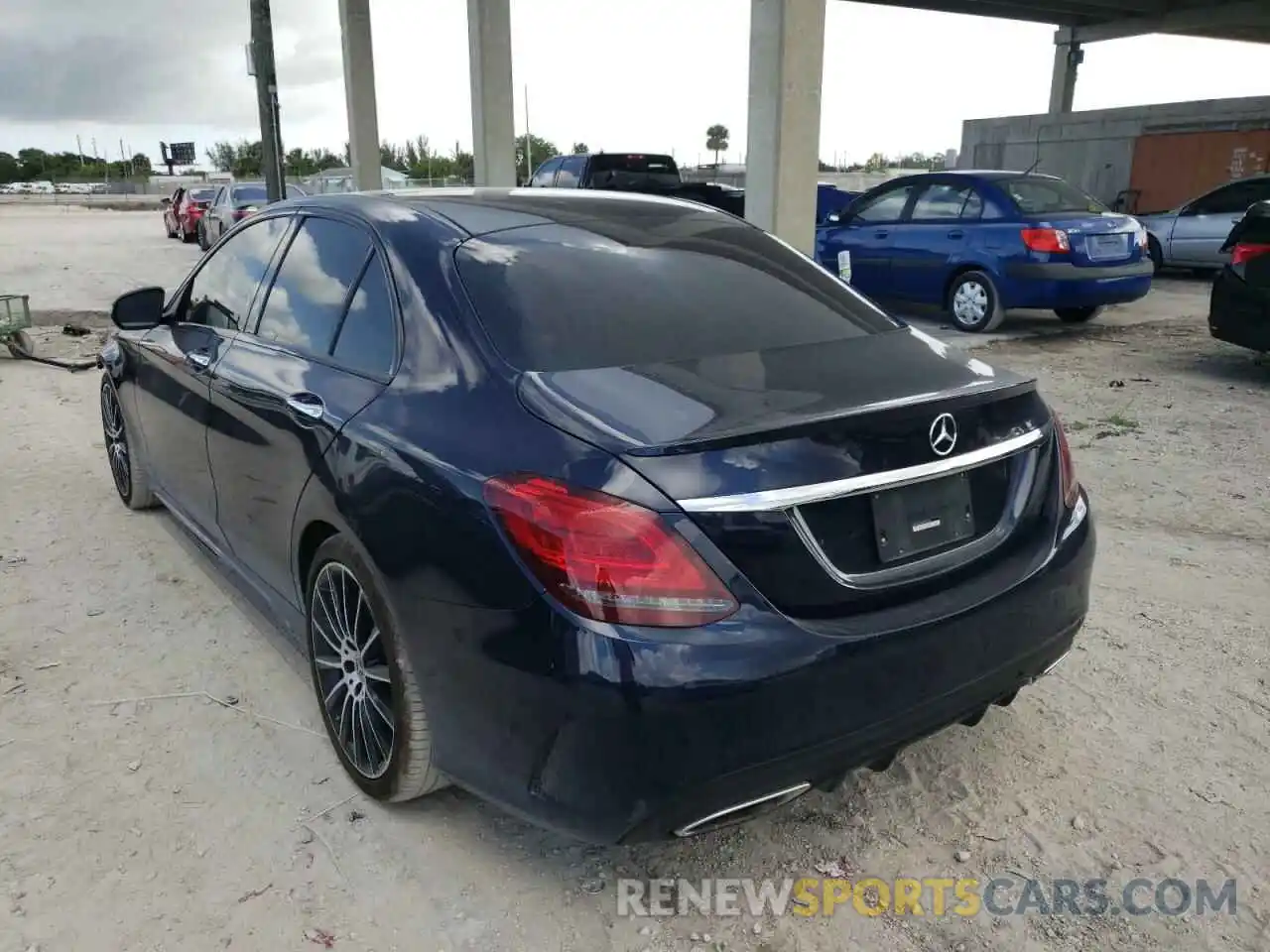 3 Photograph of a damaged car W1KWF8DBXLR584786 MERCEDES-BENZ C-CLASS 2020