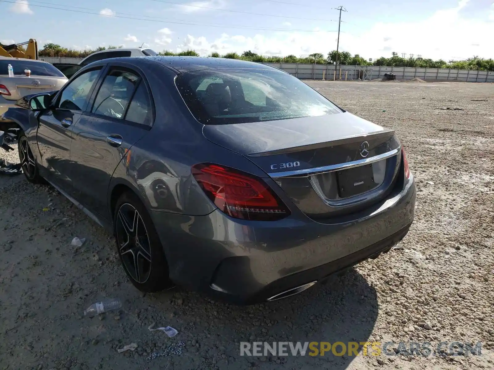 3 Photograph of a damaged car W1KWF8DBXLR595061 MERCEDES-BENZ C-CLASS 2020