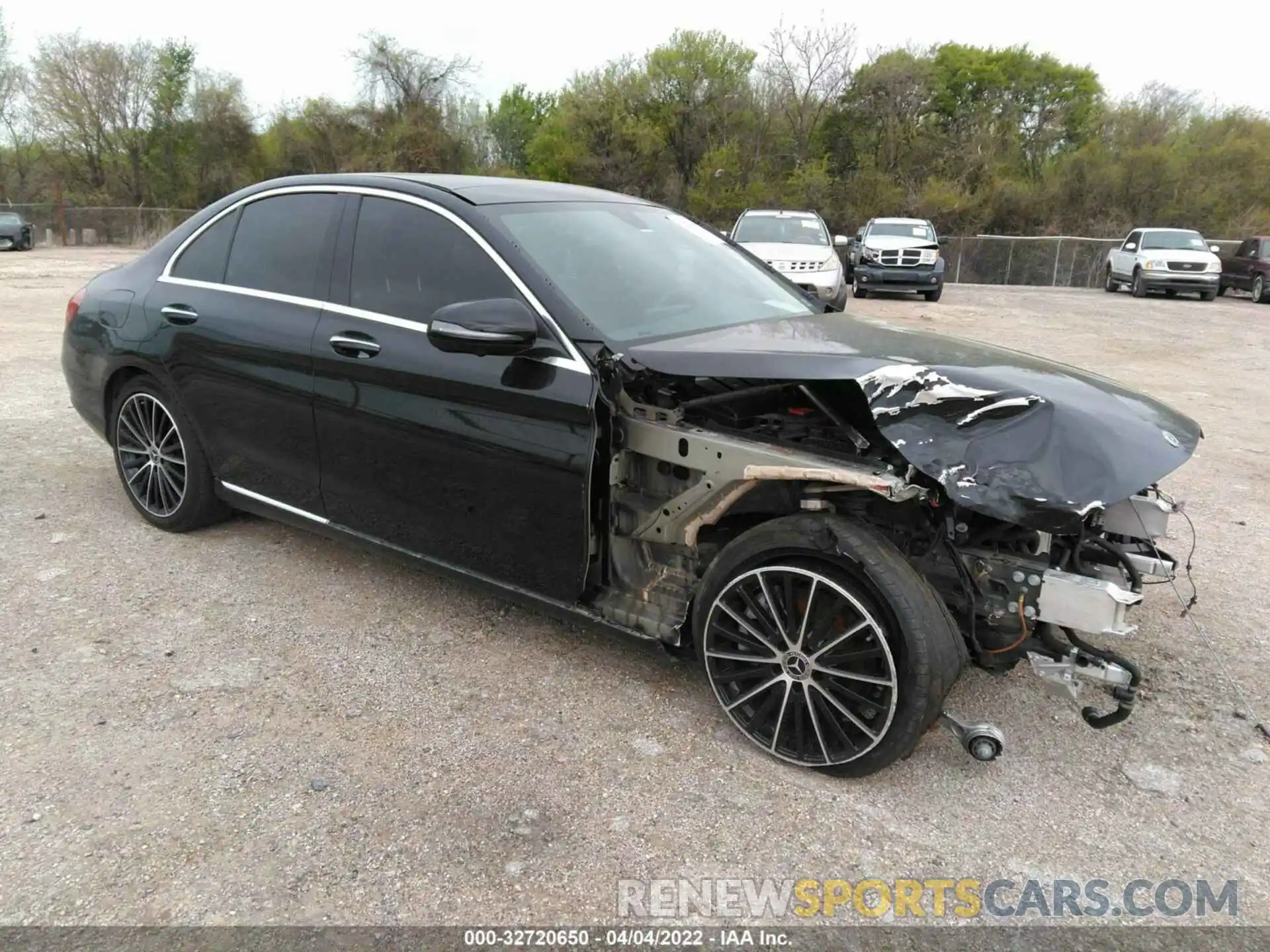 1 Photograph of a damaged car W1KWF8DBXLR595786 MERCEDES-BENZ C-CLASS 2020