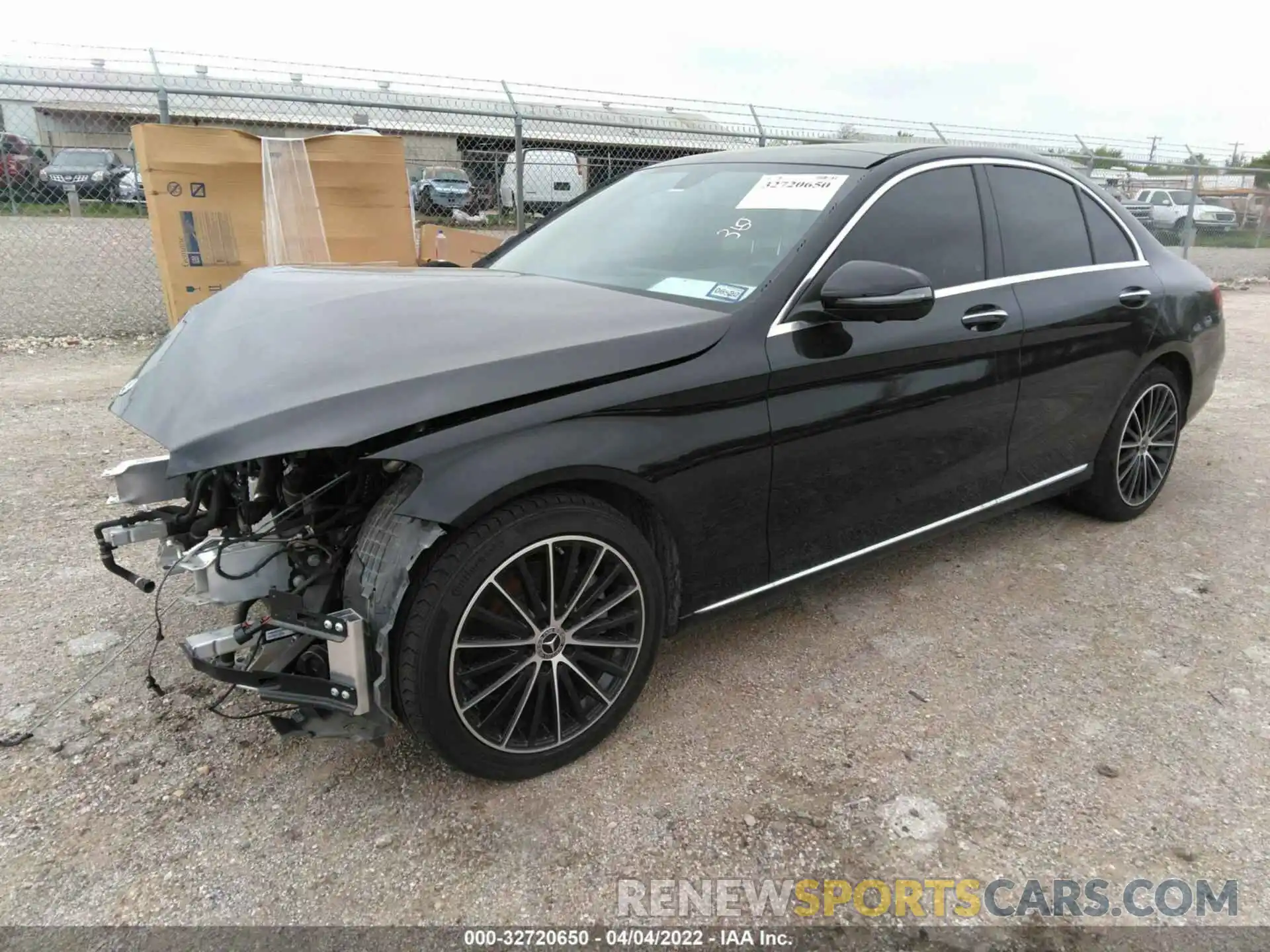 2 Photograph of a damaged car W1KWF8DBXLR595786 MERCEDES-BENZ C-CLASS 2020