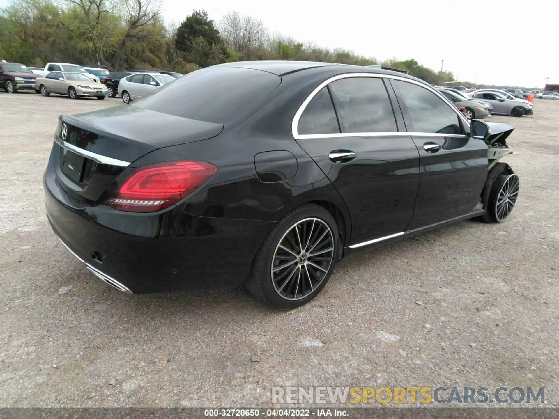 4 Photograph of a damaged car W1KWF8DBXLR595786 MERCEDES-BENZ C-CLASS 2020