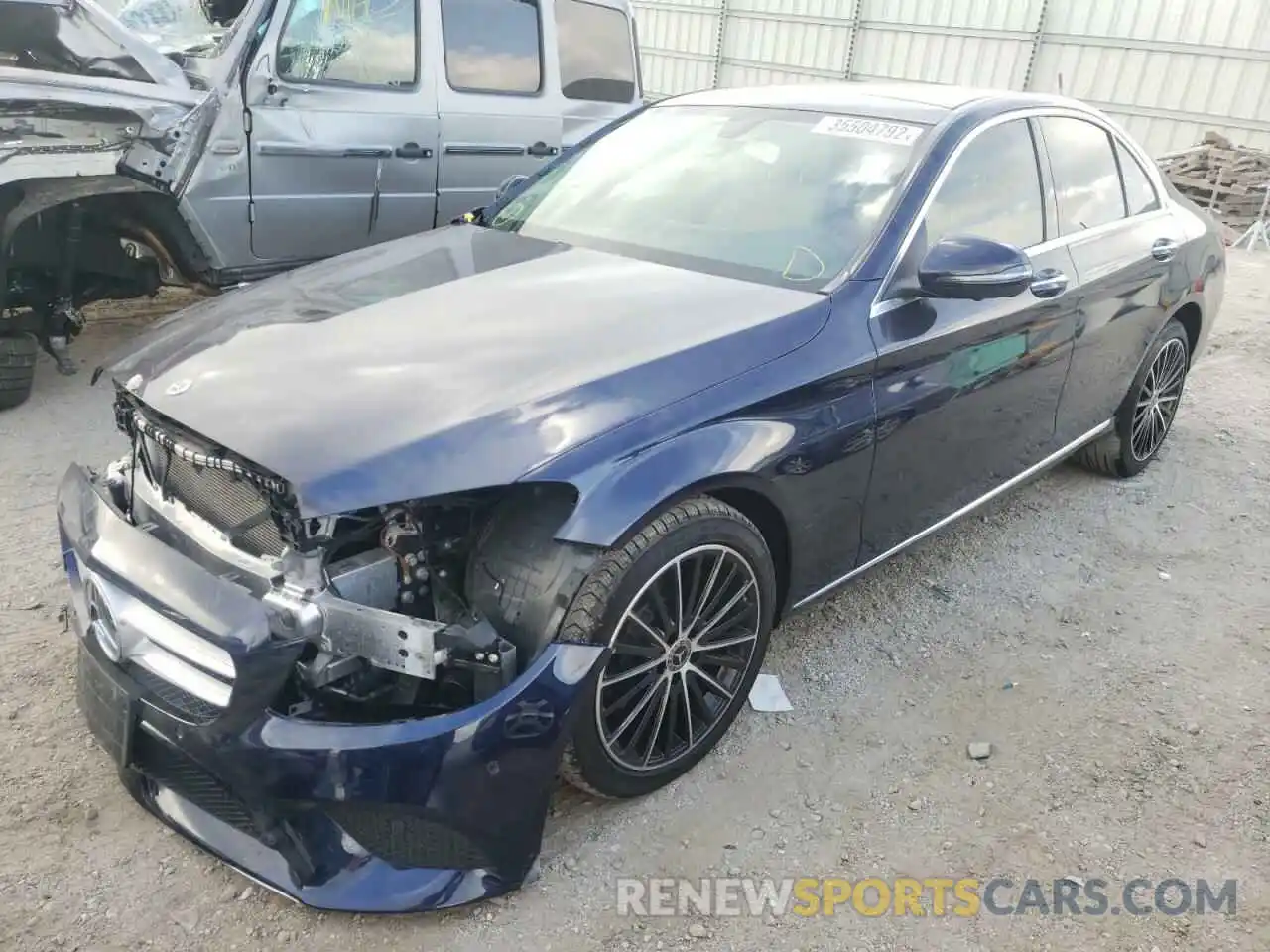 2 Photograph of a damaged car W1KWF8DBXLR596856 MERCEDES-BENZ C-CLASS 2020