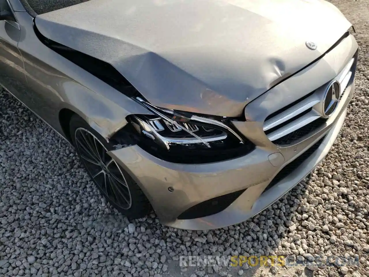 9 Фотография поврежденного автомобиля W1KWF8DBXLR598803 MERCEDES-BENZ C-CLASS 2020