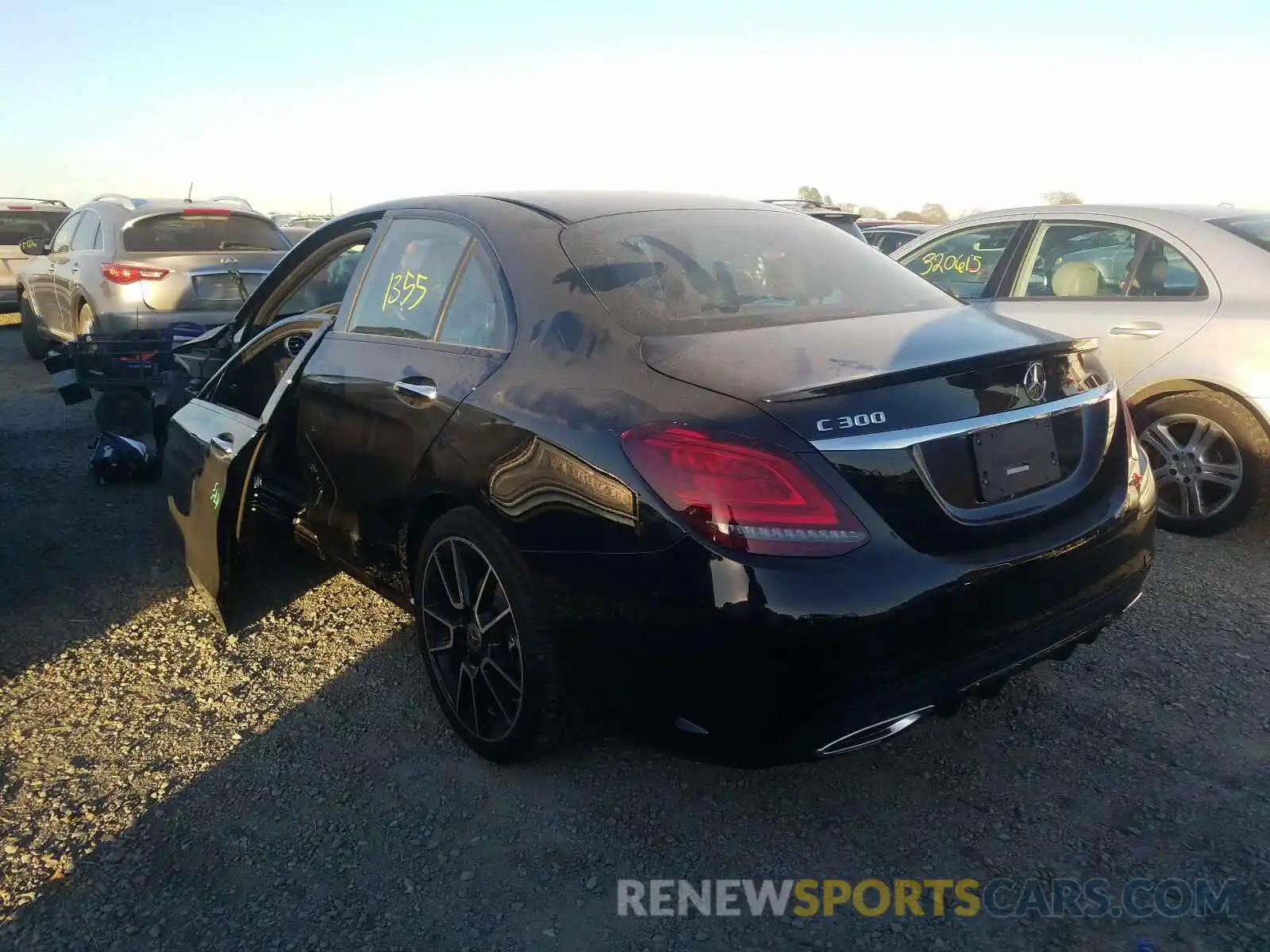 3 Photograph of a damaged car W1KWF8DBXLR603157 MERCEDES-BENZ C CLASS 2020