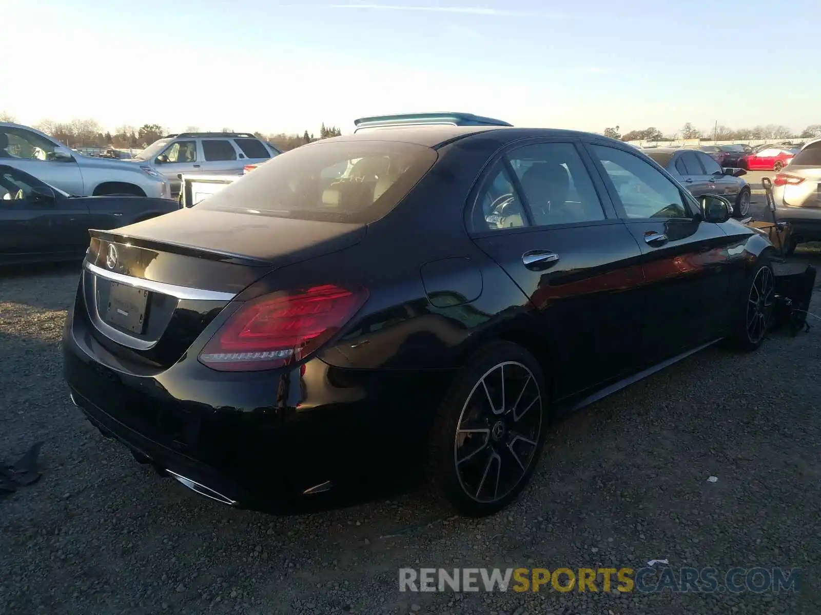 4 Photograph of a damaged car W1KWF8DBXLR603157 MERCEDES-BENZ C CLASS 2020